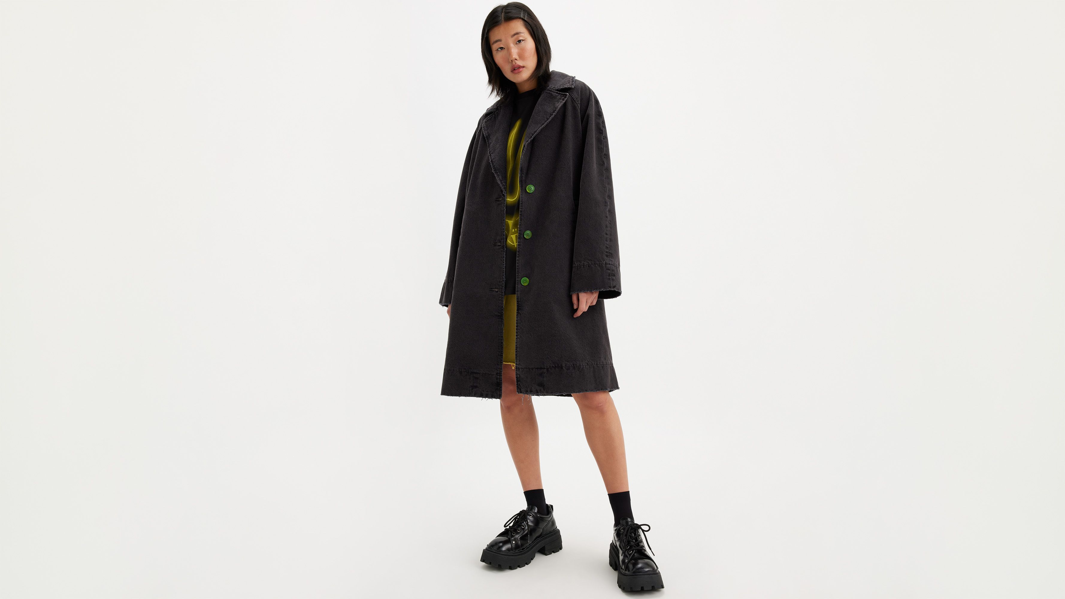 Levi's® x Barbie Ferreira Long Dress Coat 3