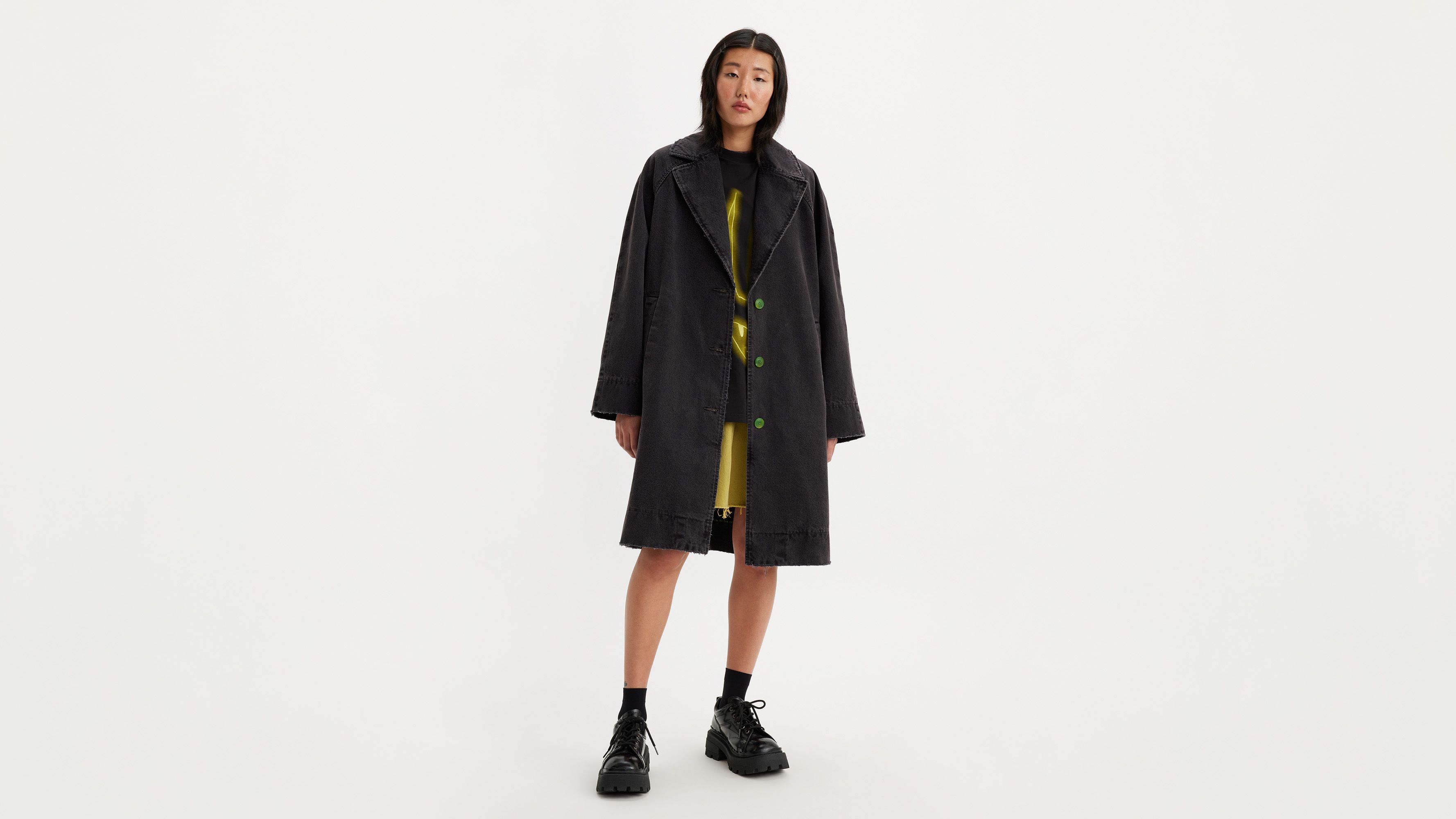 Levi's® x Barbie Ferreira Long Dress Coat 4