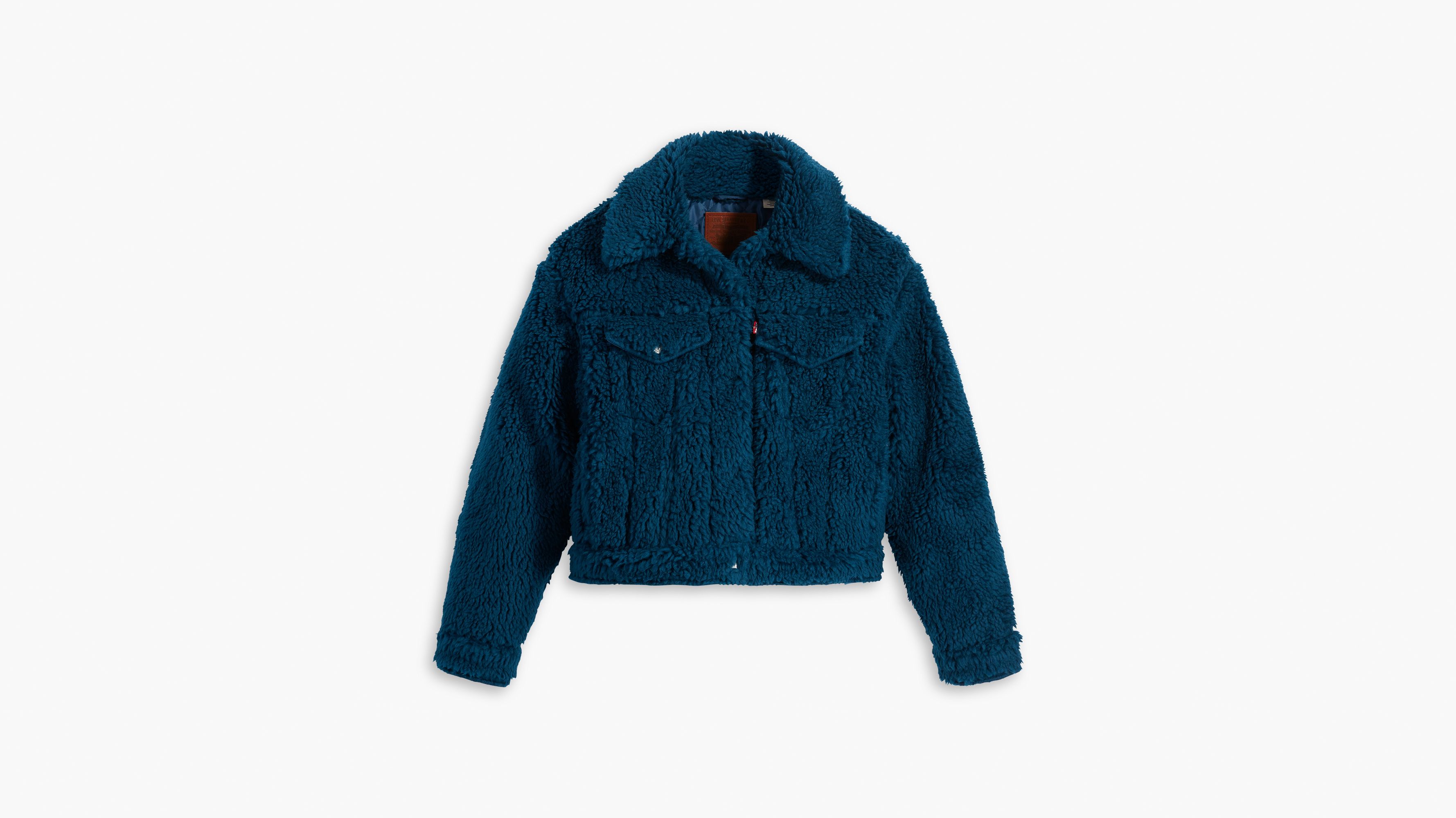 Baby Bubble Sherpa Trucker Jacket - Blue | Levi's® US