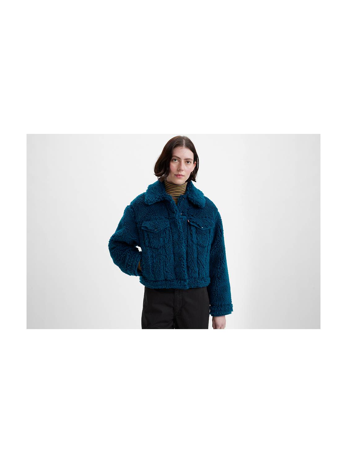 Levi's® Oversized Denim Trucker Jacket - Women's Coats/Jackets in Light  Blue
