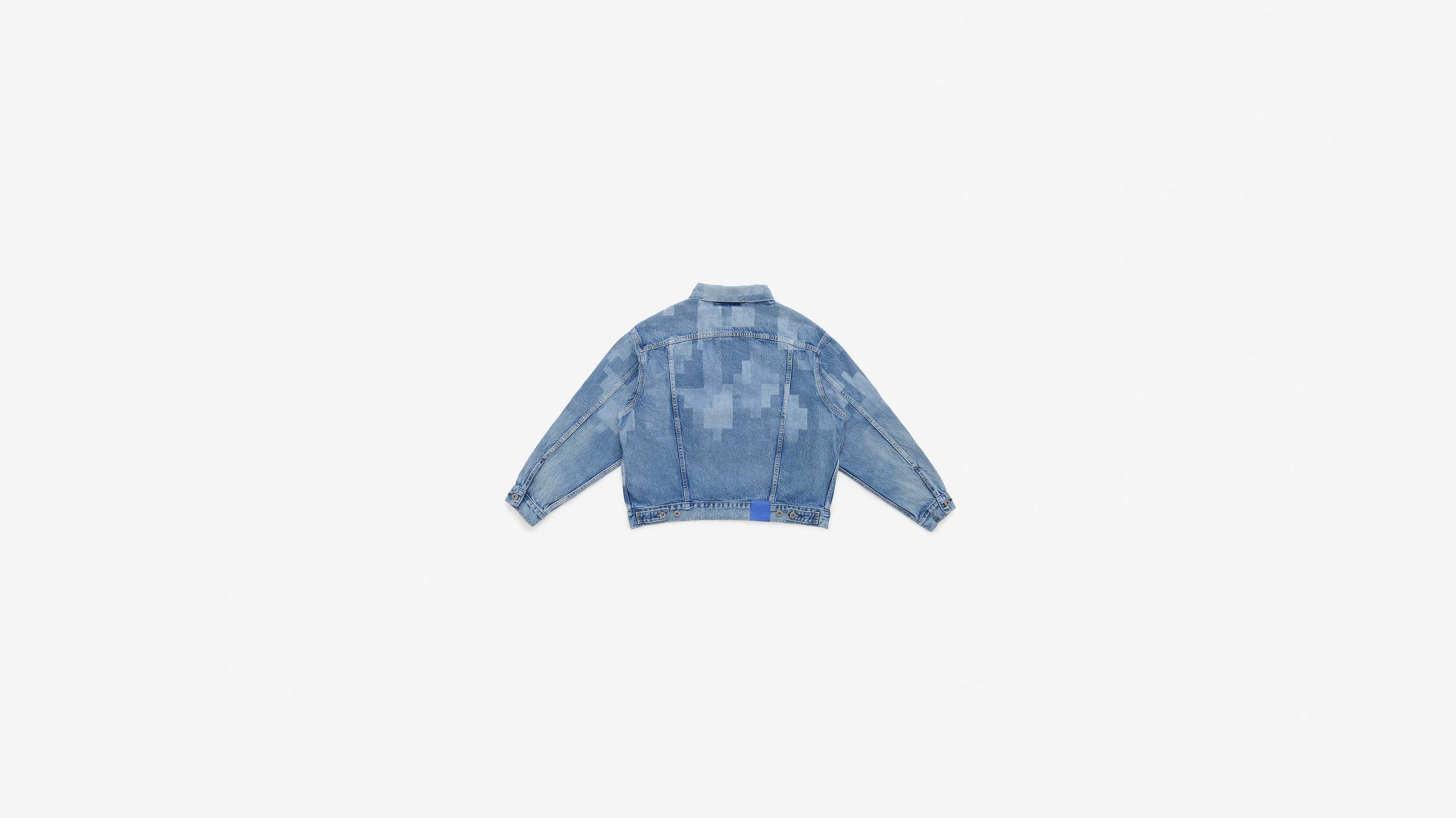 Levi's® By Marcelo Burlon Oversized Trucker Jacket Type Ii Blue