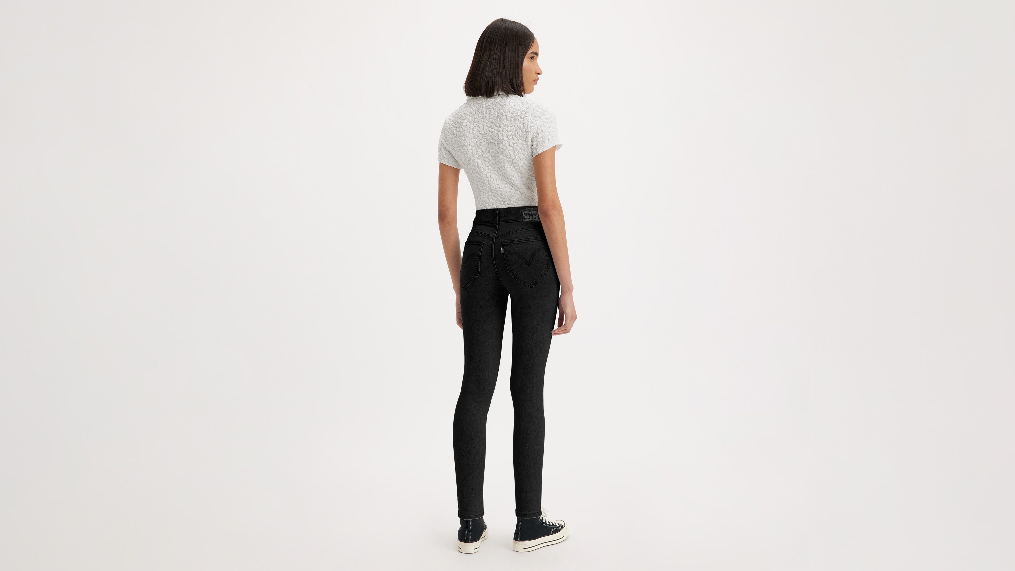 Jeans Skinny retro de tiro alto 3