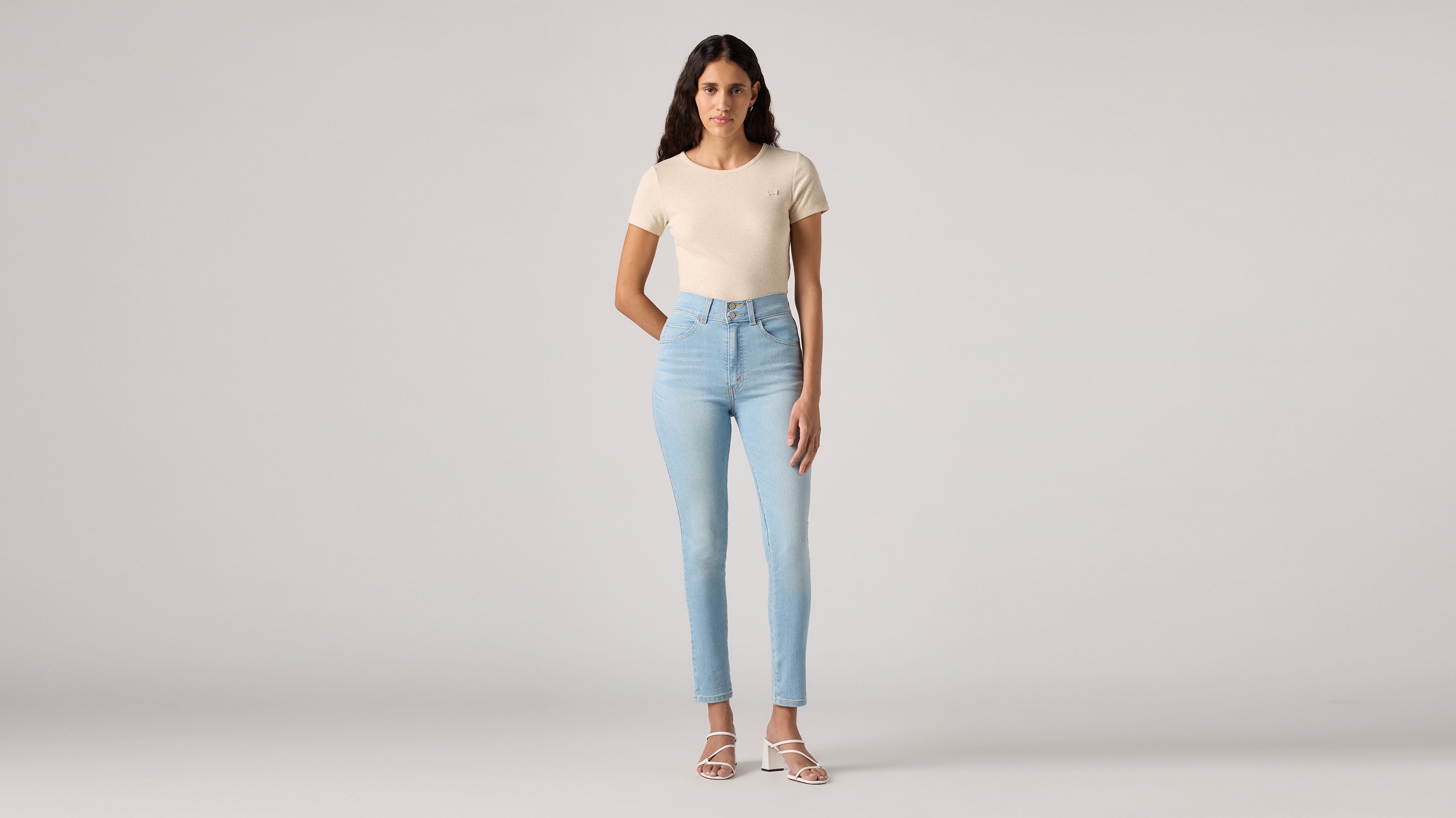 Retro High Skinny Jeans 1