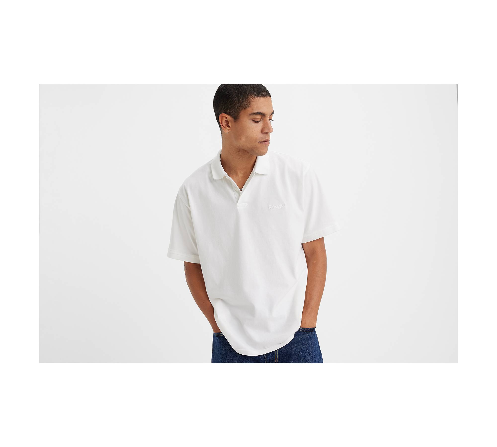 Relaxed Authentic Polo Shirt - White