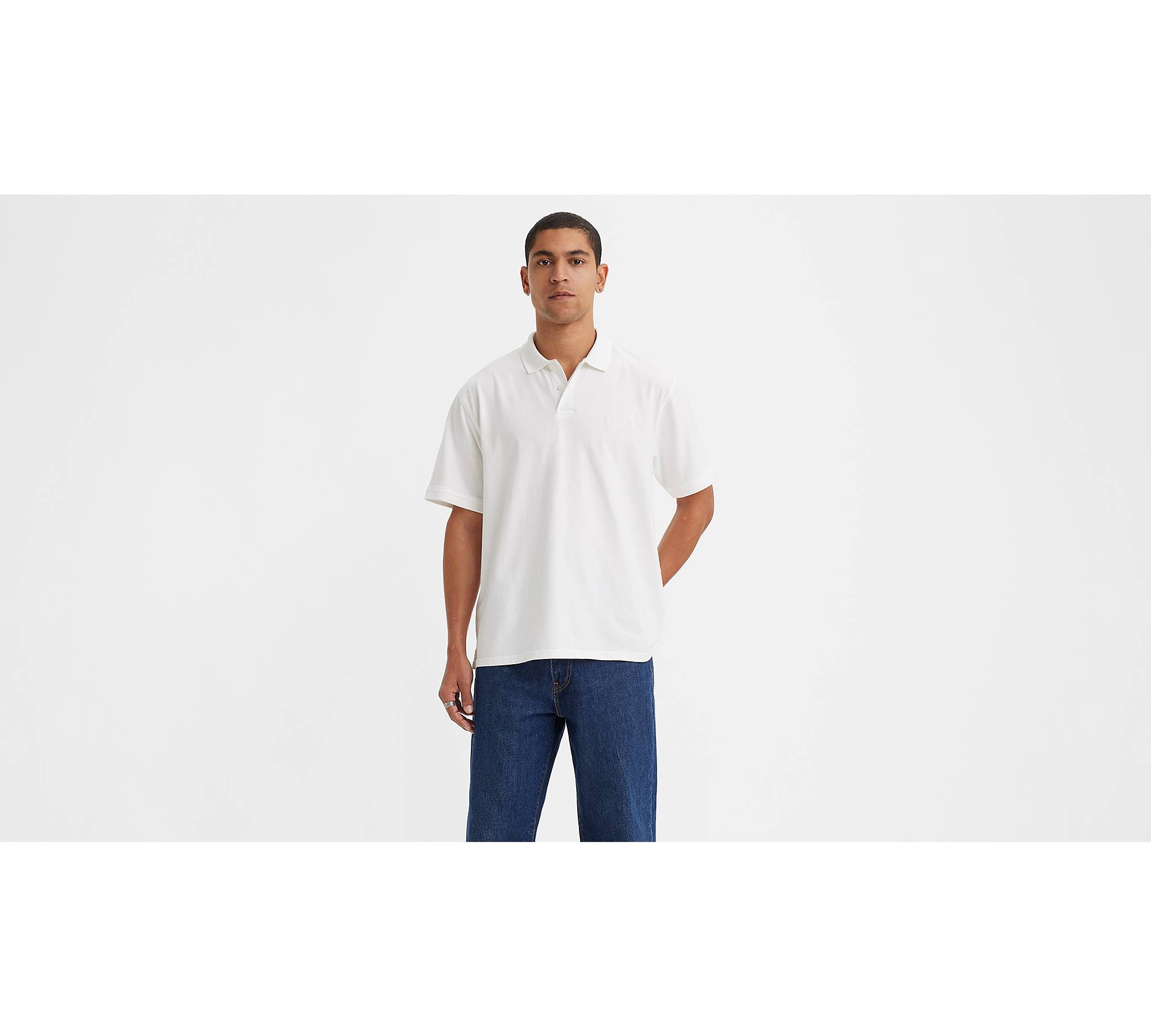 Polo Shirts for Men 0 Short Sleeve Tops White Xl 