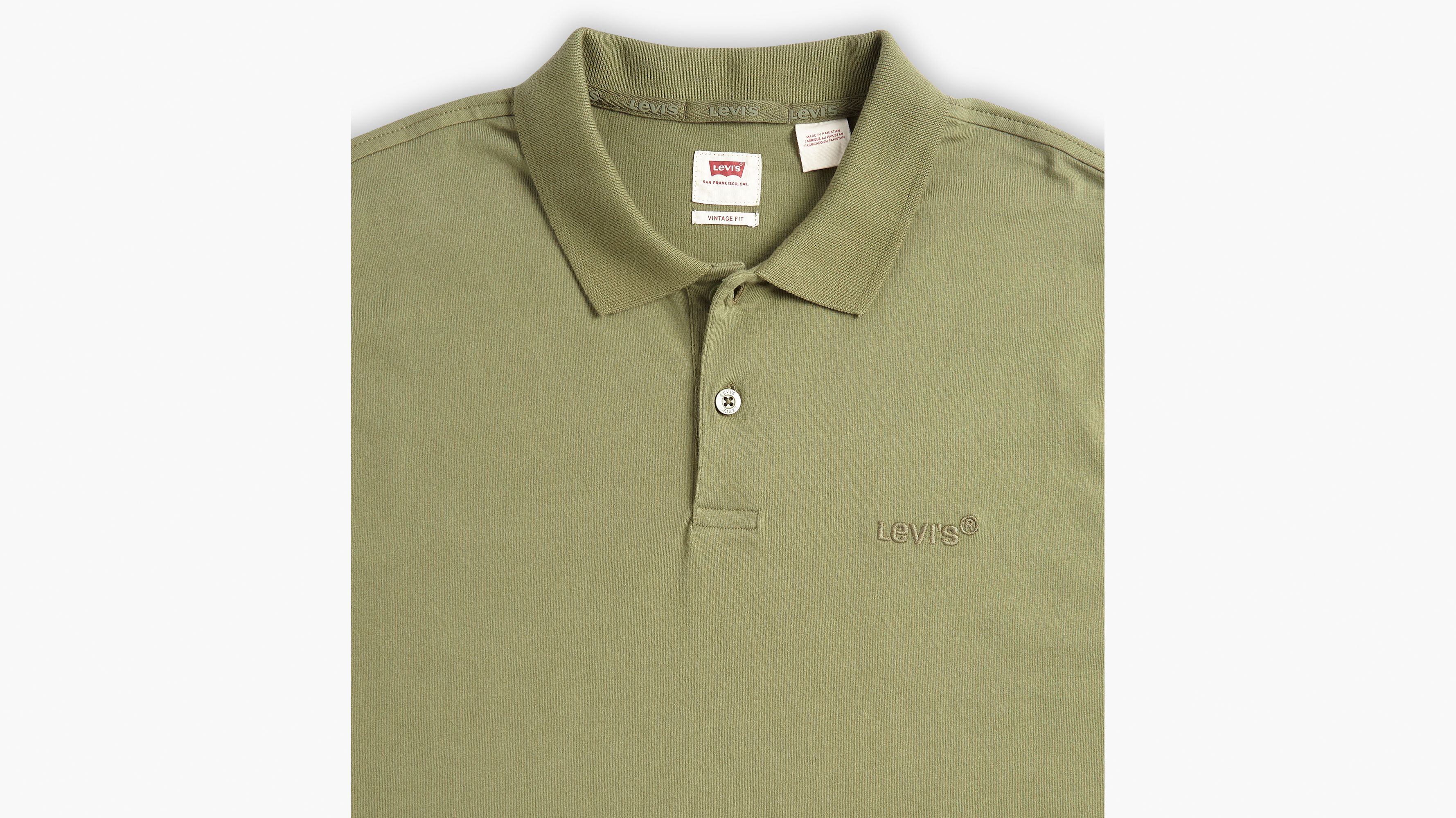 levi's olive green shirt