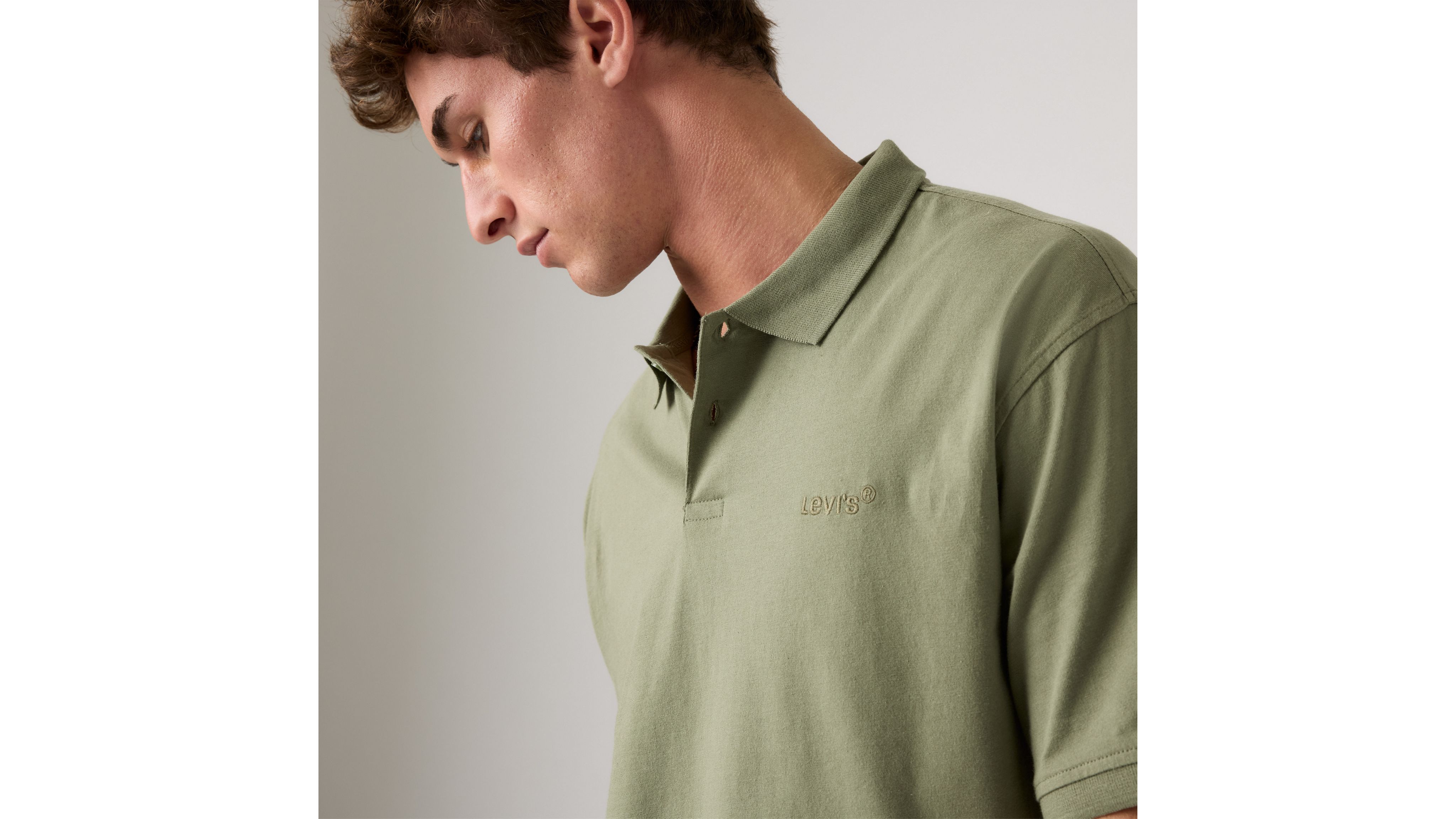 POLO RALPH LAUREN ウール ダブルブレスト　オリーブグリーン Relaxed Authentic Polo Shirt - Green | Levi's® US