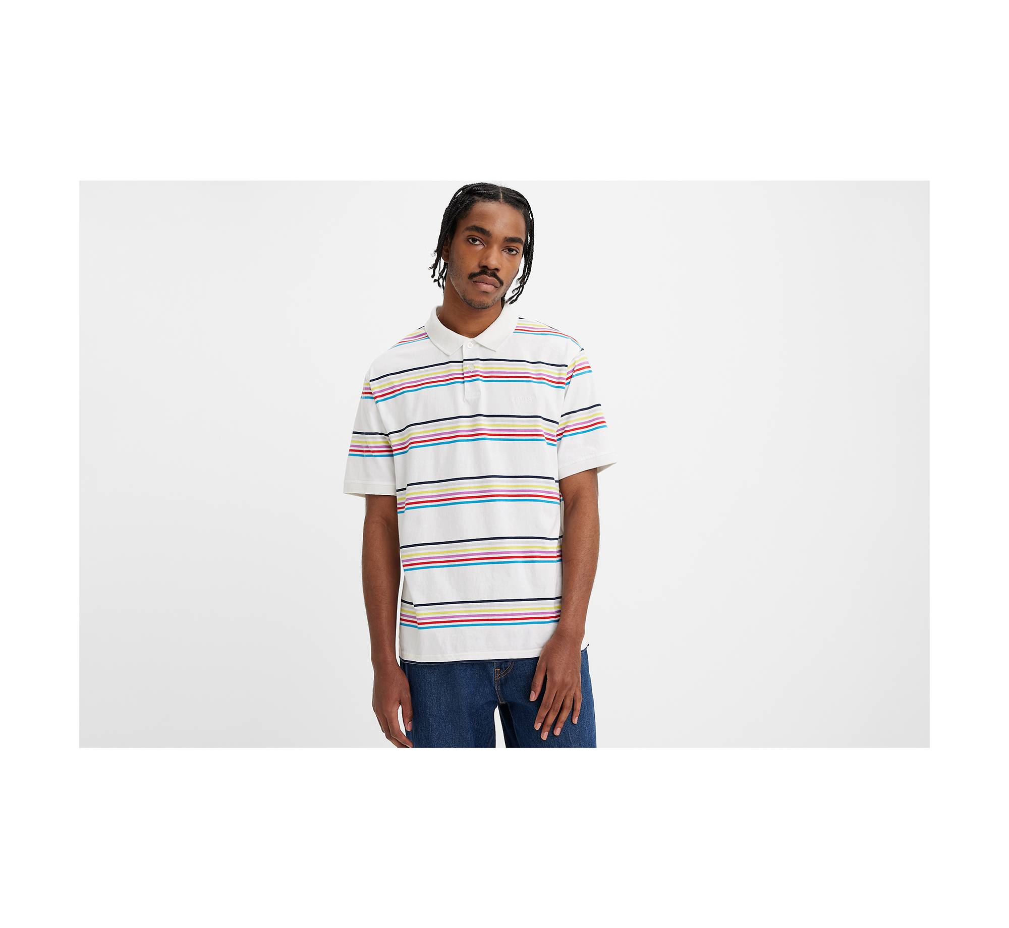 Relaxed Authentic Striped Polo Shirt 1