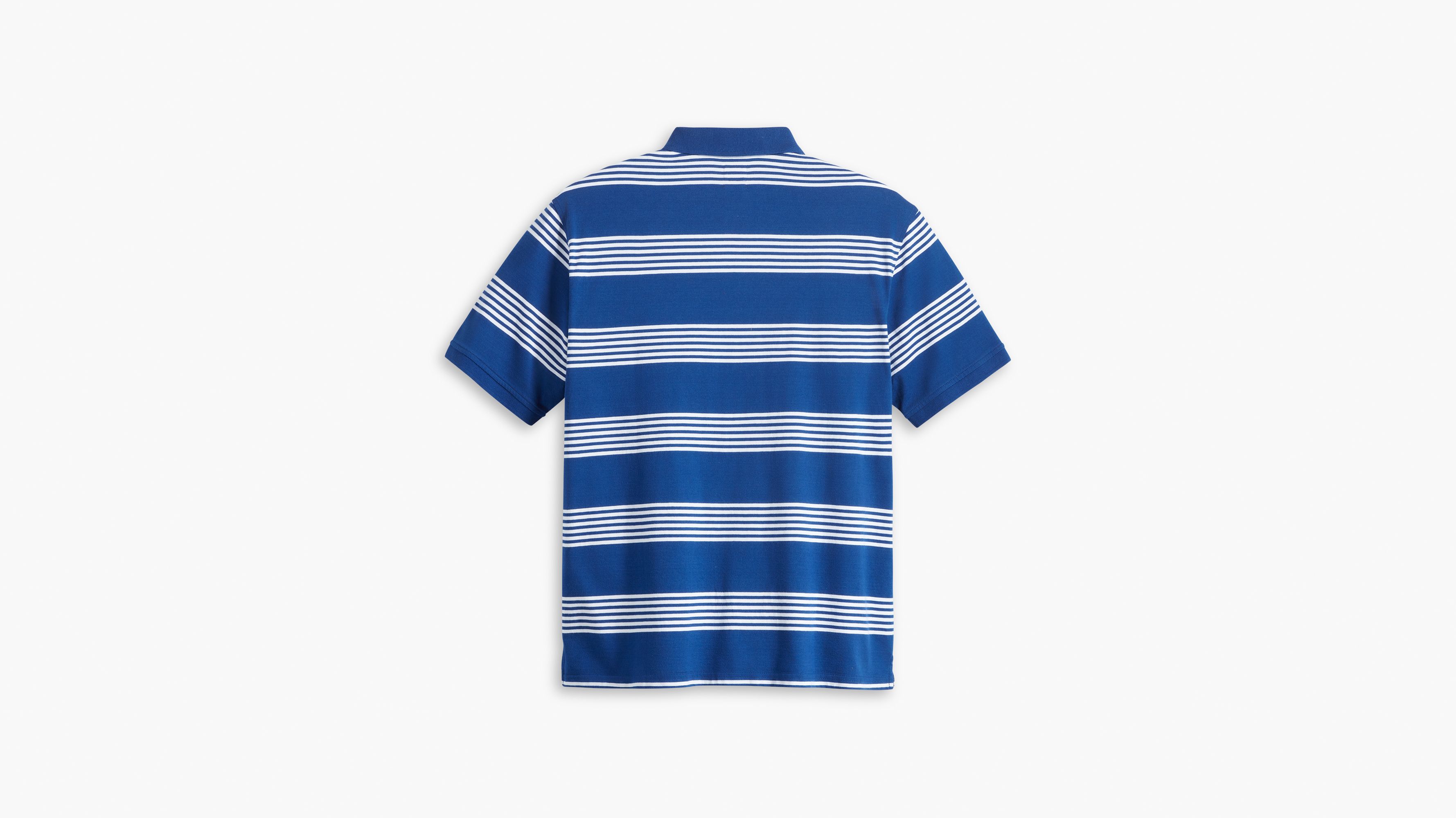 Relaxed Authentic Striped Polo Shirt - White