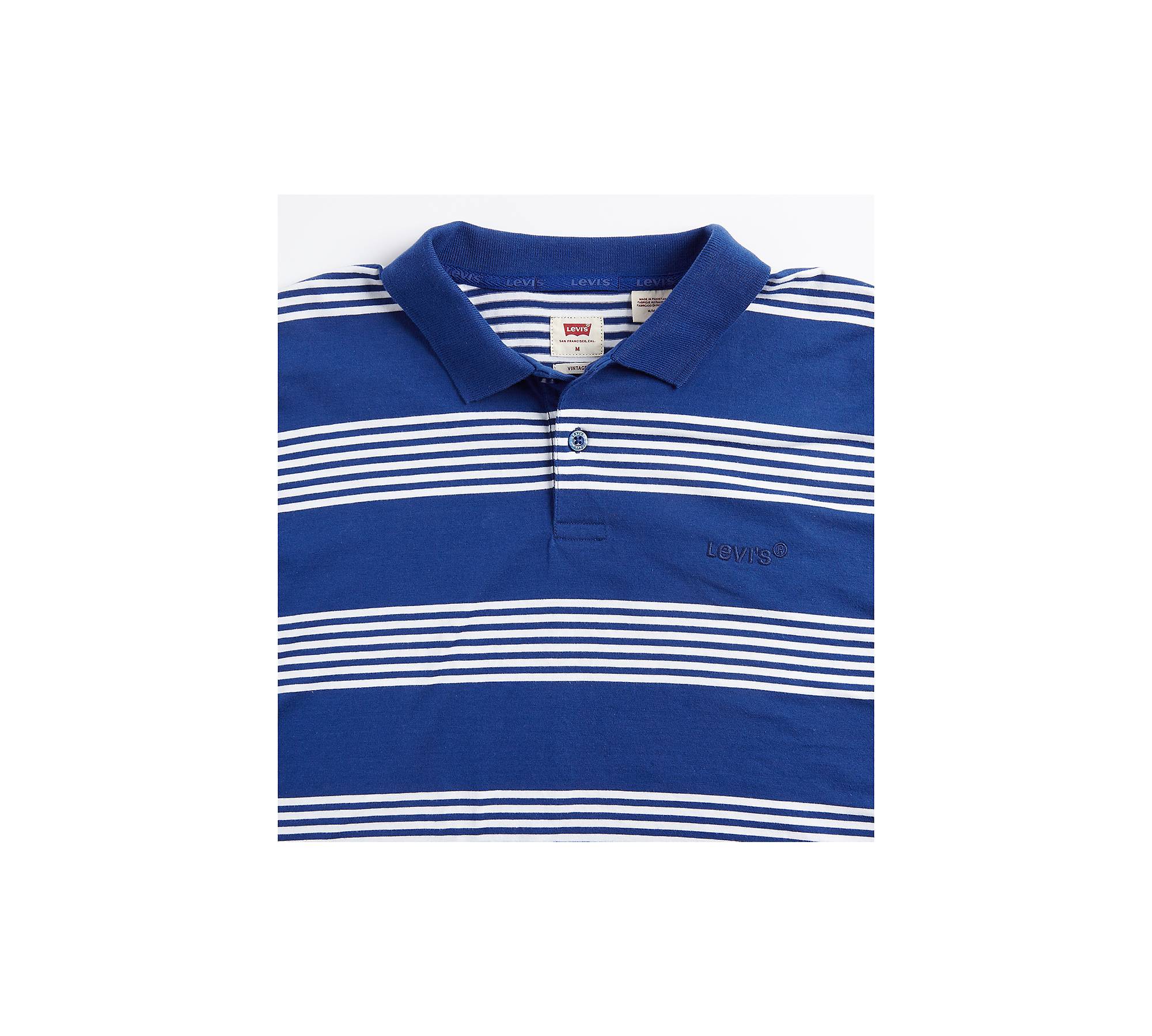 Relaxed Authentic Striped Polo Shirt - Blue | Levi's® US