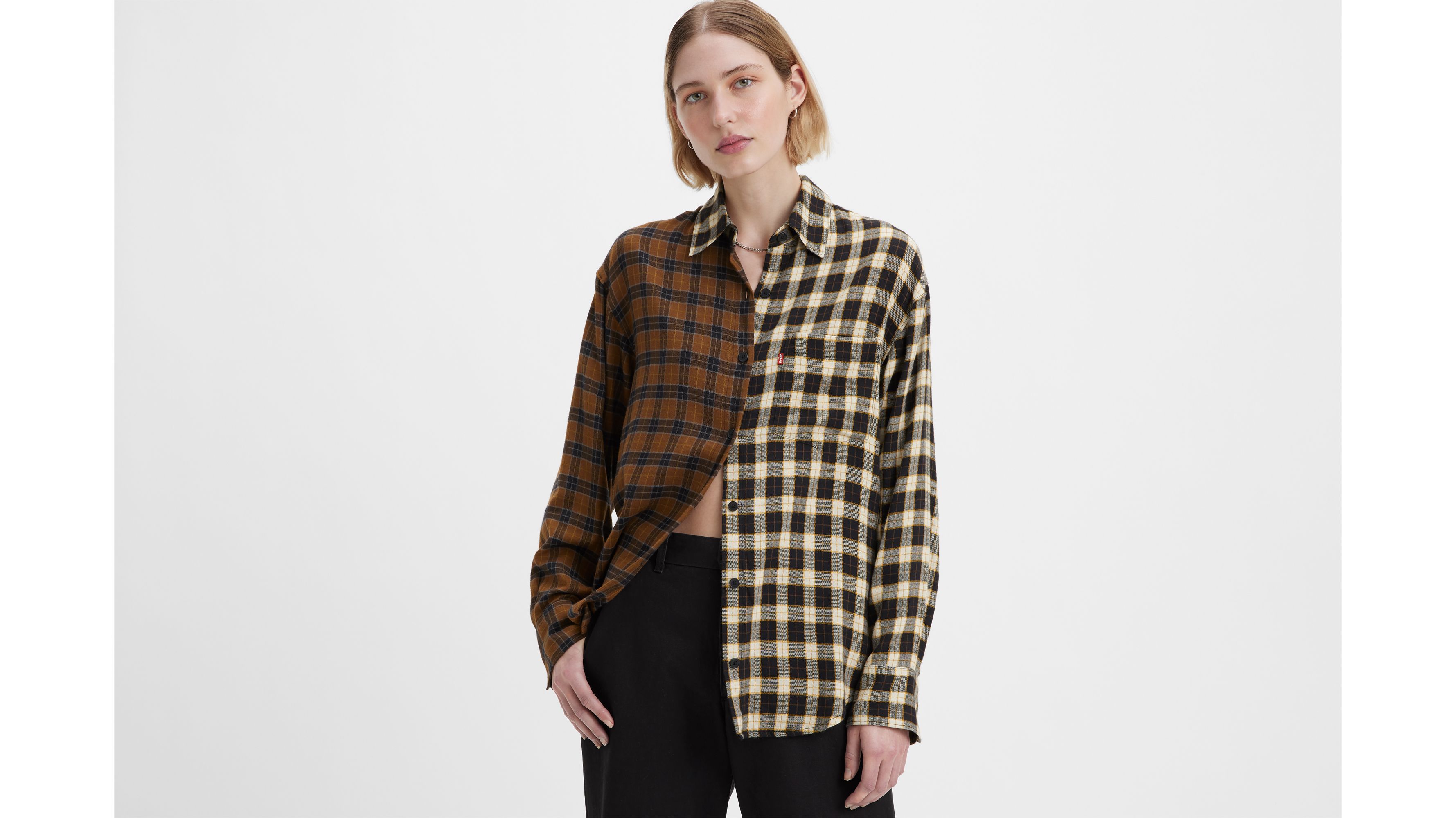 Nola Plaid Button Up Shirt 1