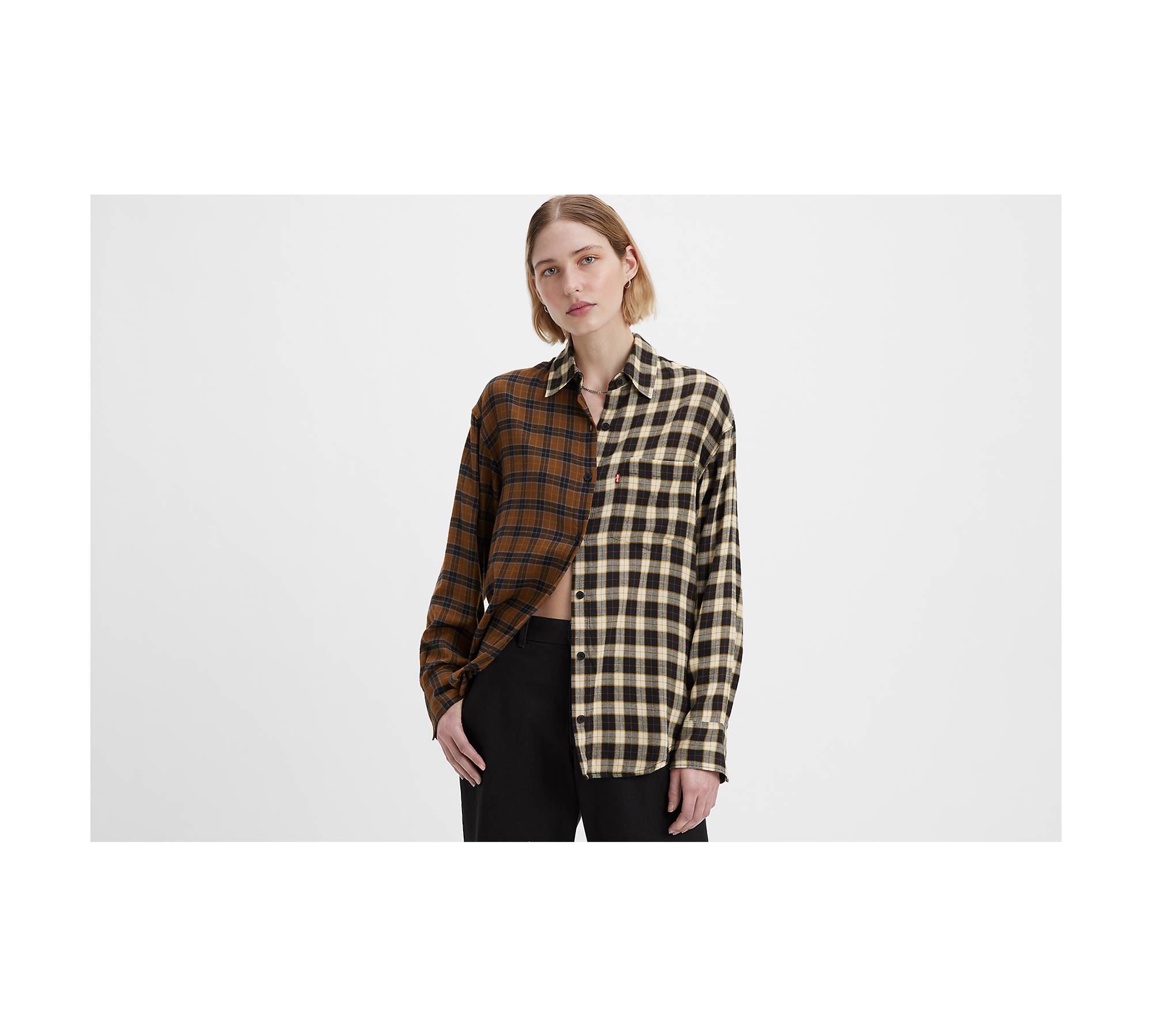 Nola Plaid Button Up Shirt - Brown | Levi's® CA