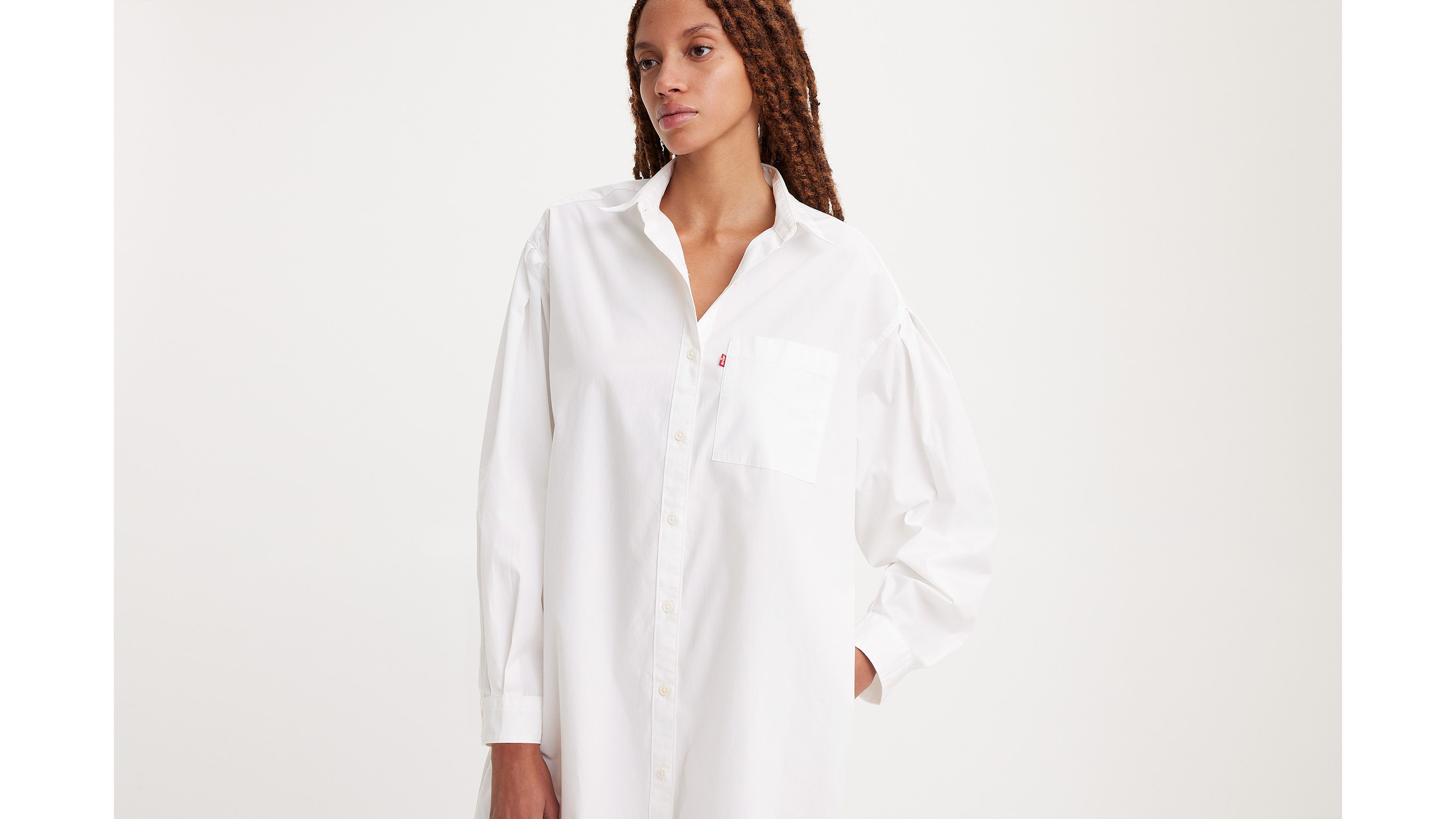 Rhea Shirt Dress - White | Levi's US