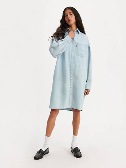 robe chemise rhea lightweight bleu / good grades 4