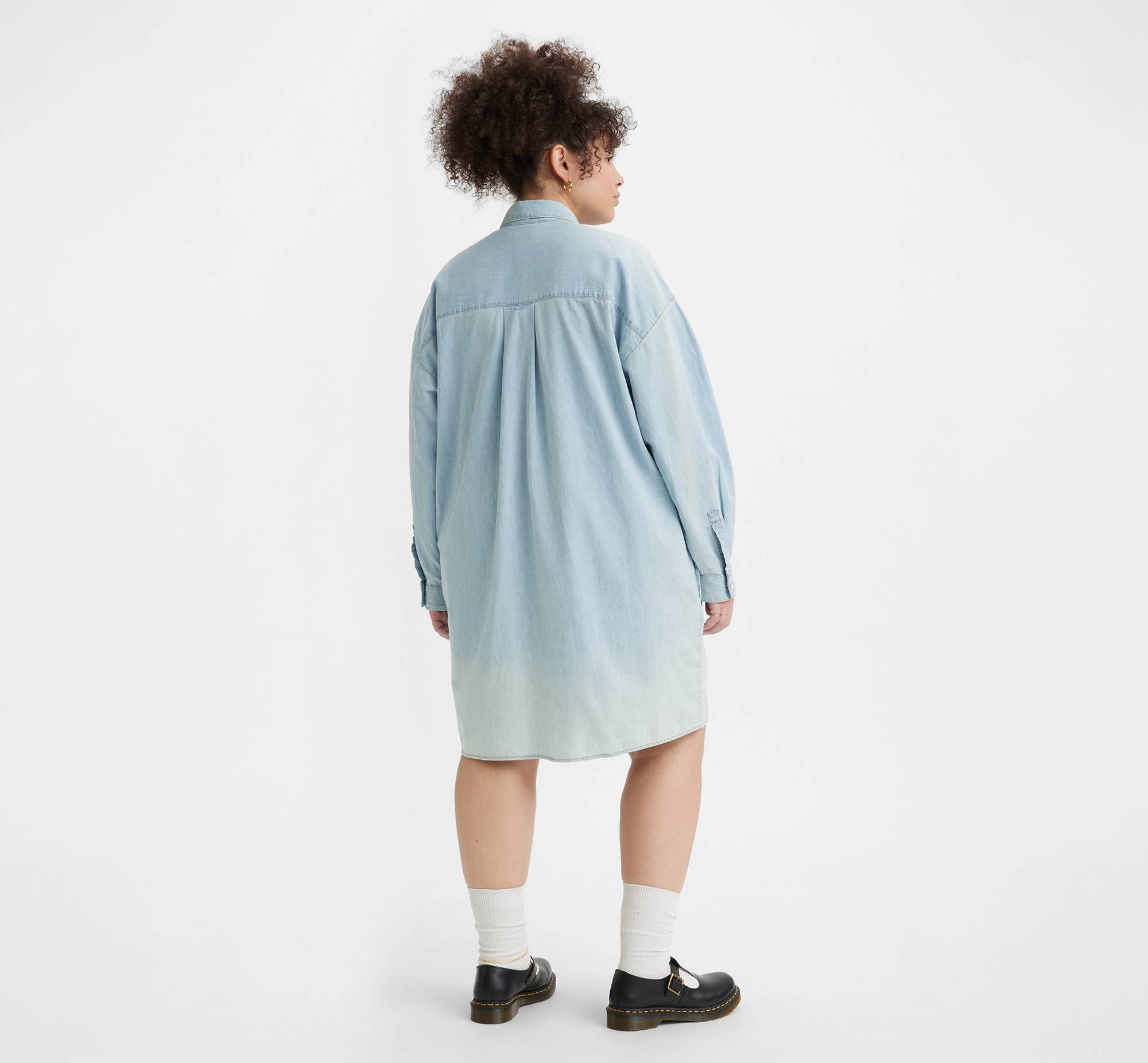 Rhea Shirt Dress (Plus Size) 2