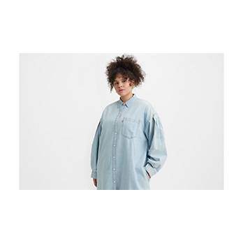 Rhea skjortekjole (plusstørrelse) 3