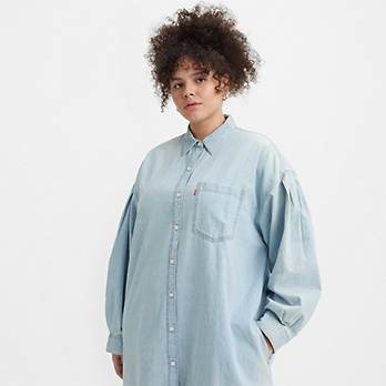 Rhea skjortklänning (plusstorlek) 3