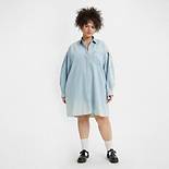 Rhea skjortklänning (plusstorlek) 1