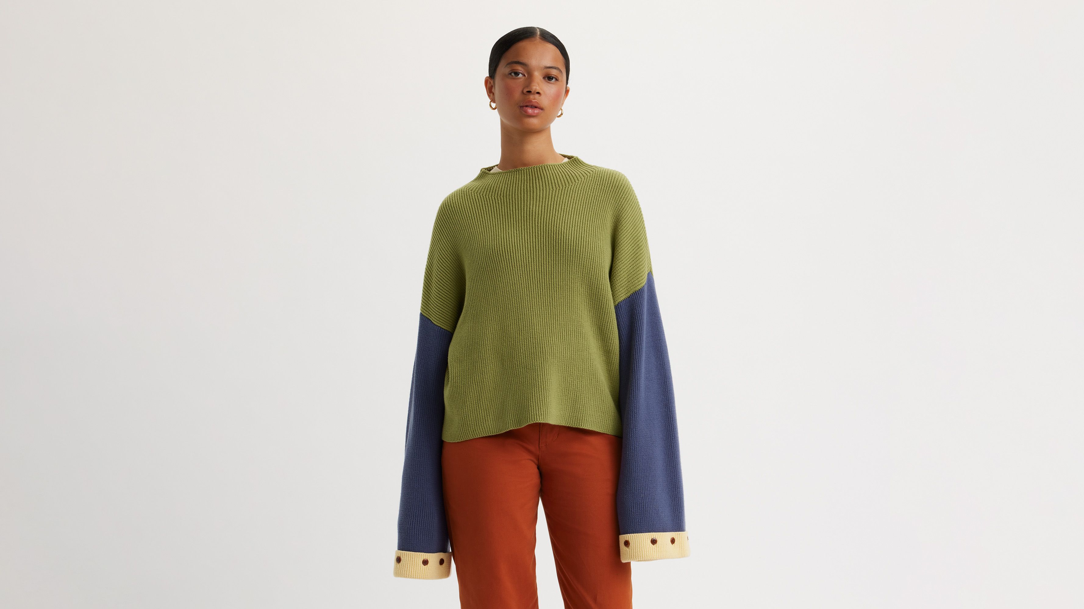 Levi's® X Emma Chamberlain Mockneck Sweater - Multi Colour