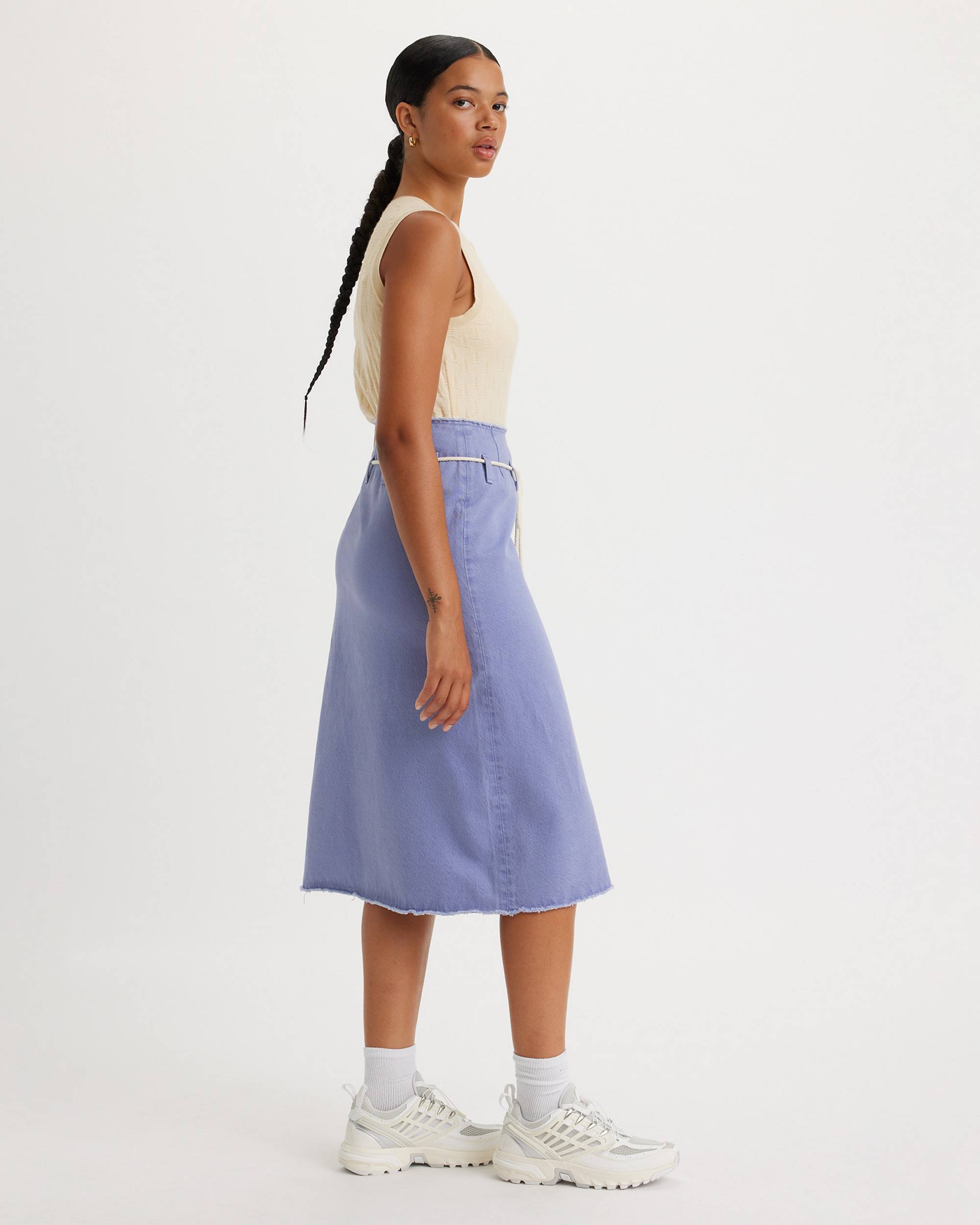 Levi's® X Emma Chamberlain Midi Skirt - Blue | Levi's® US Levi's® X Emma Chamberlain Midi Skirt - Blue | Levi's® US