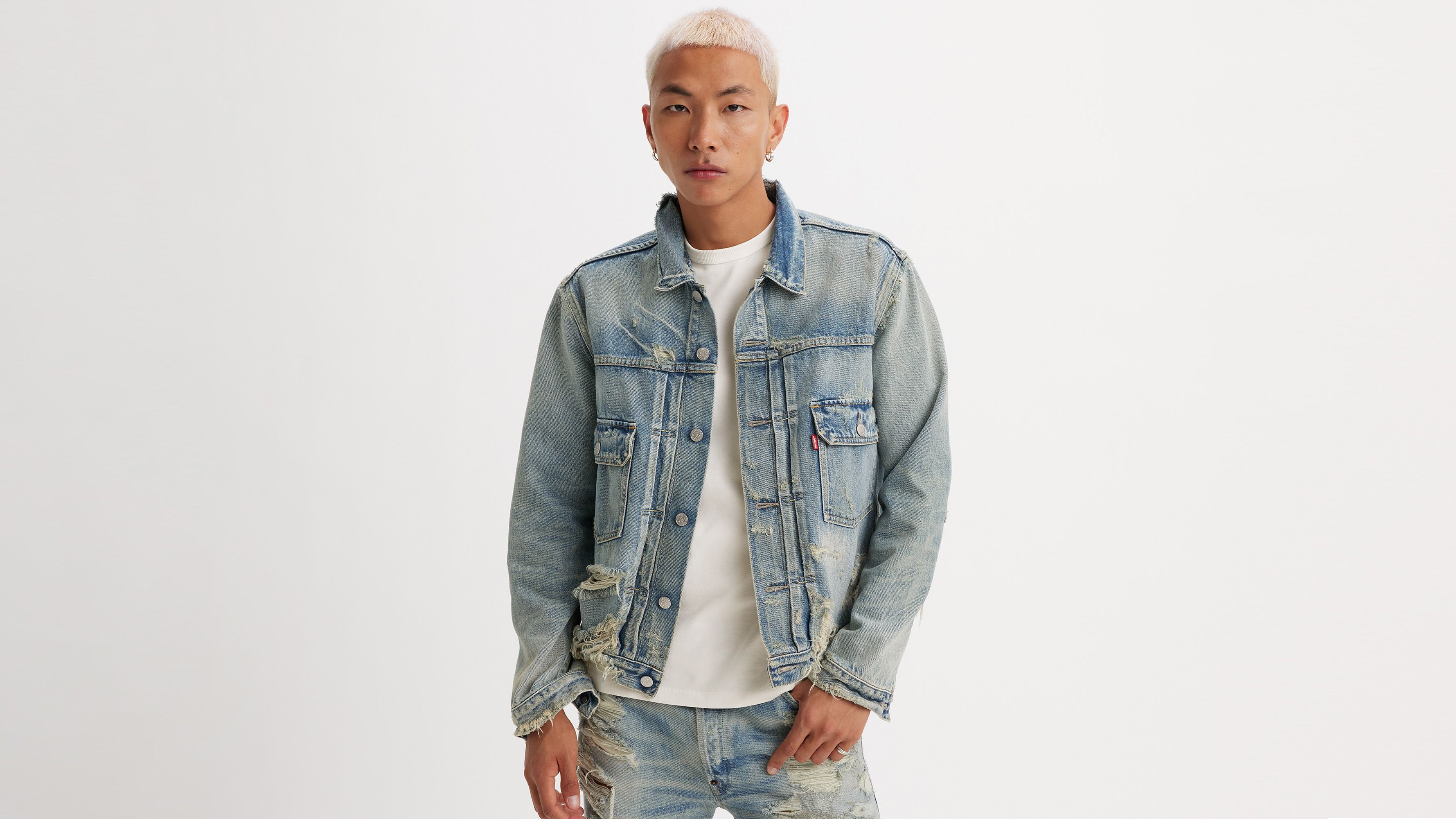 Levi's® X Kenzo Type Ii Trucker Jacket - Blau | Levi's® DE