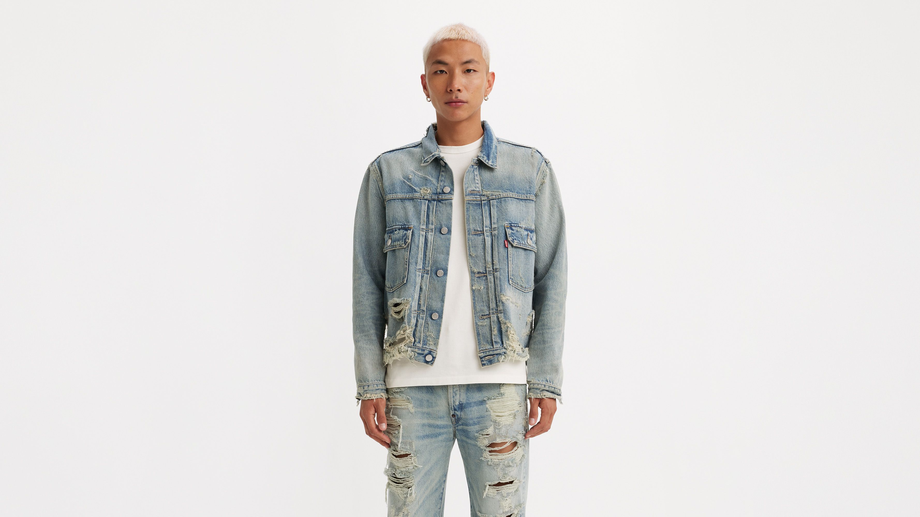 Levi's® X Kenzo Type Ii Trucker Jacket - Light Wash | Levi's® CA