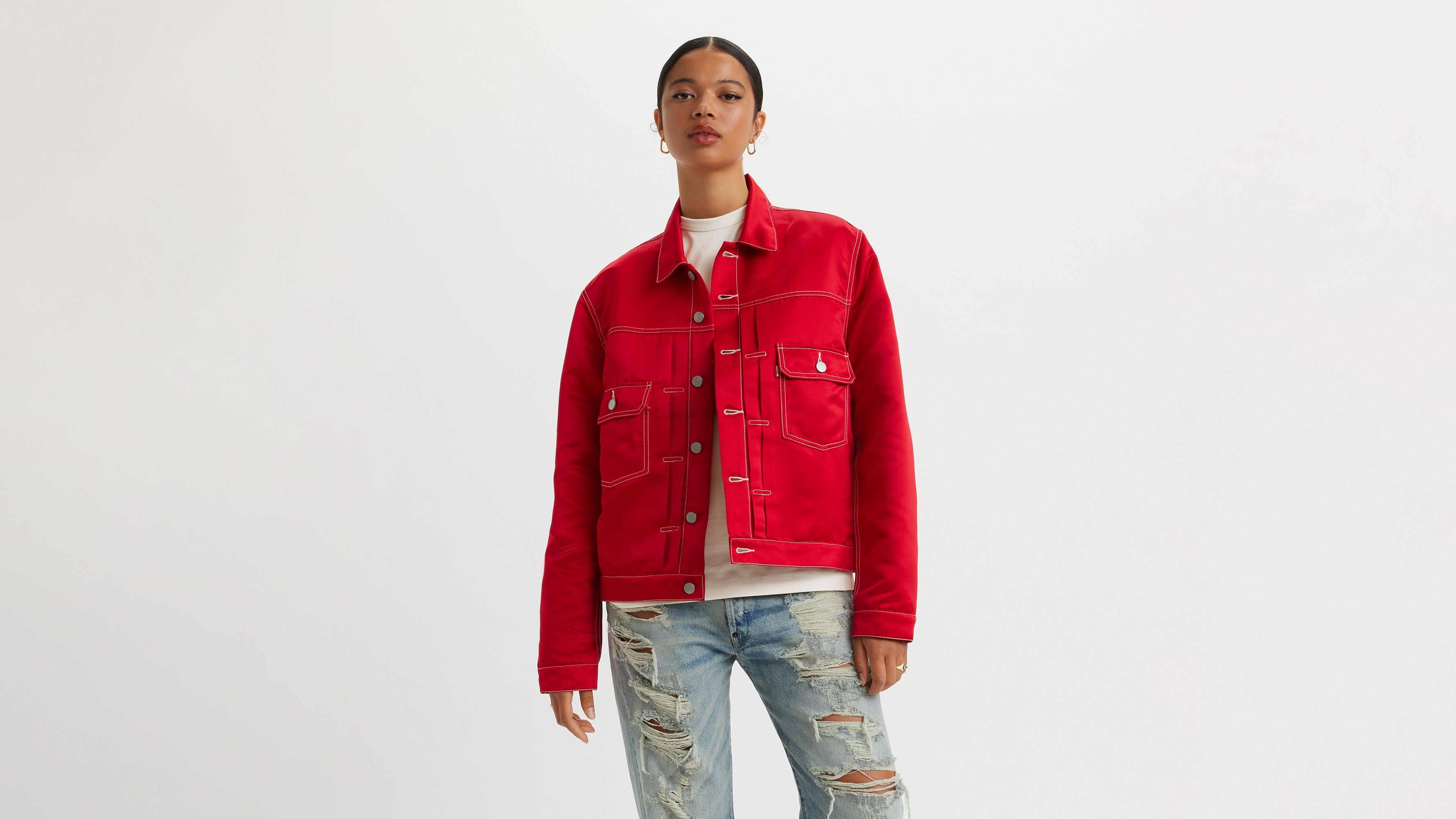 Levi's® x KENZO Type II Satin Trucker Jacket