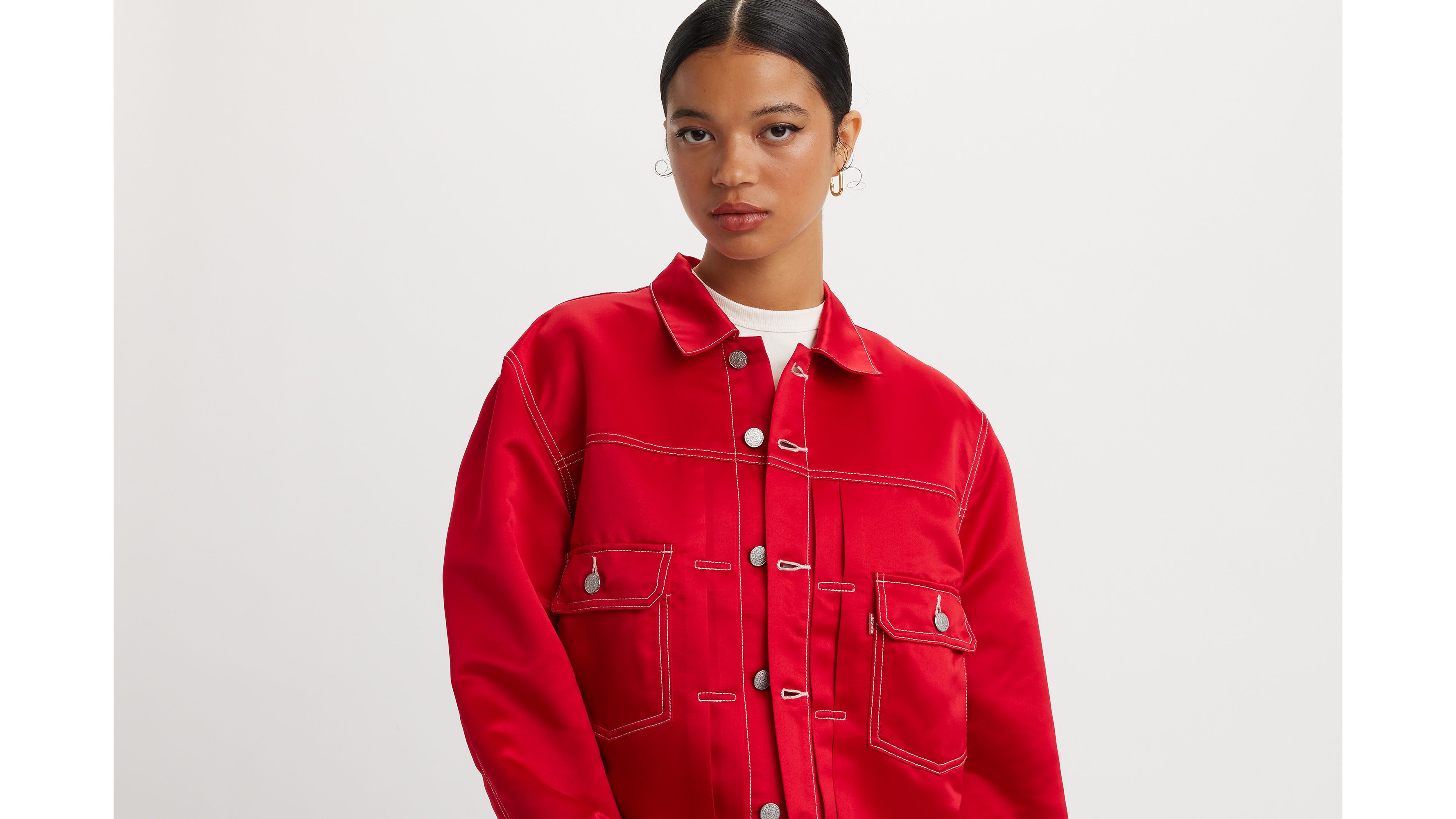 Kenzo hot sale red coat