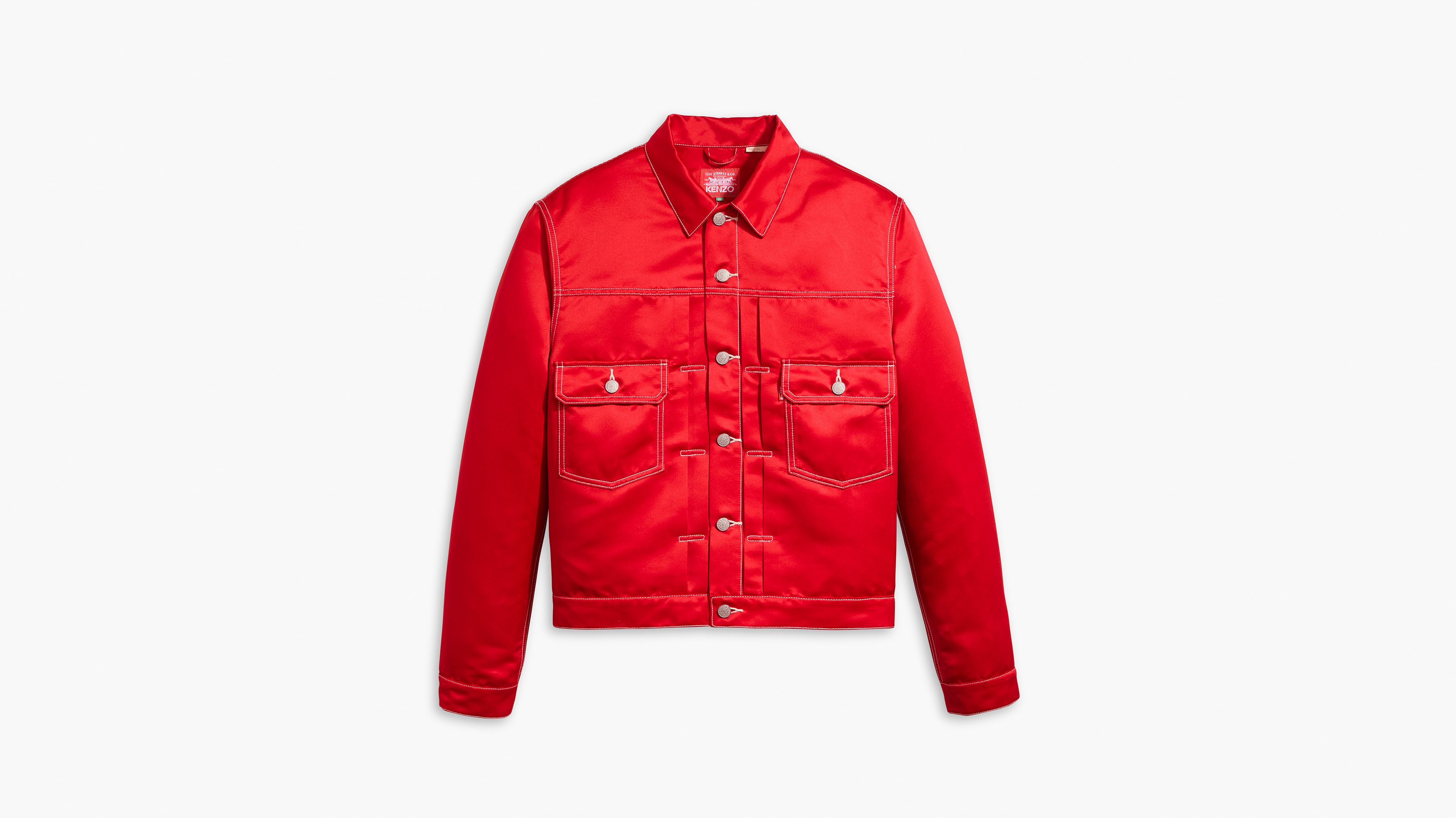 Levi's red outlet jean jacket