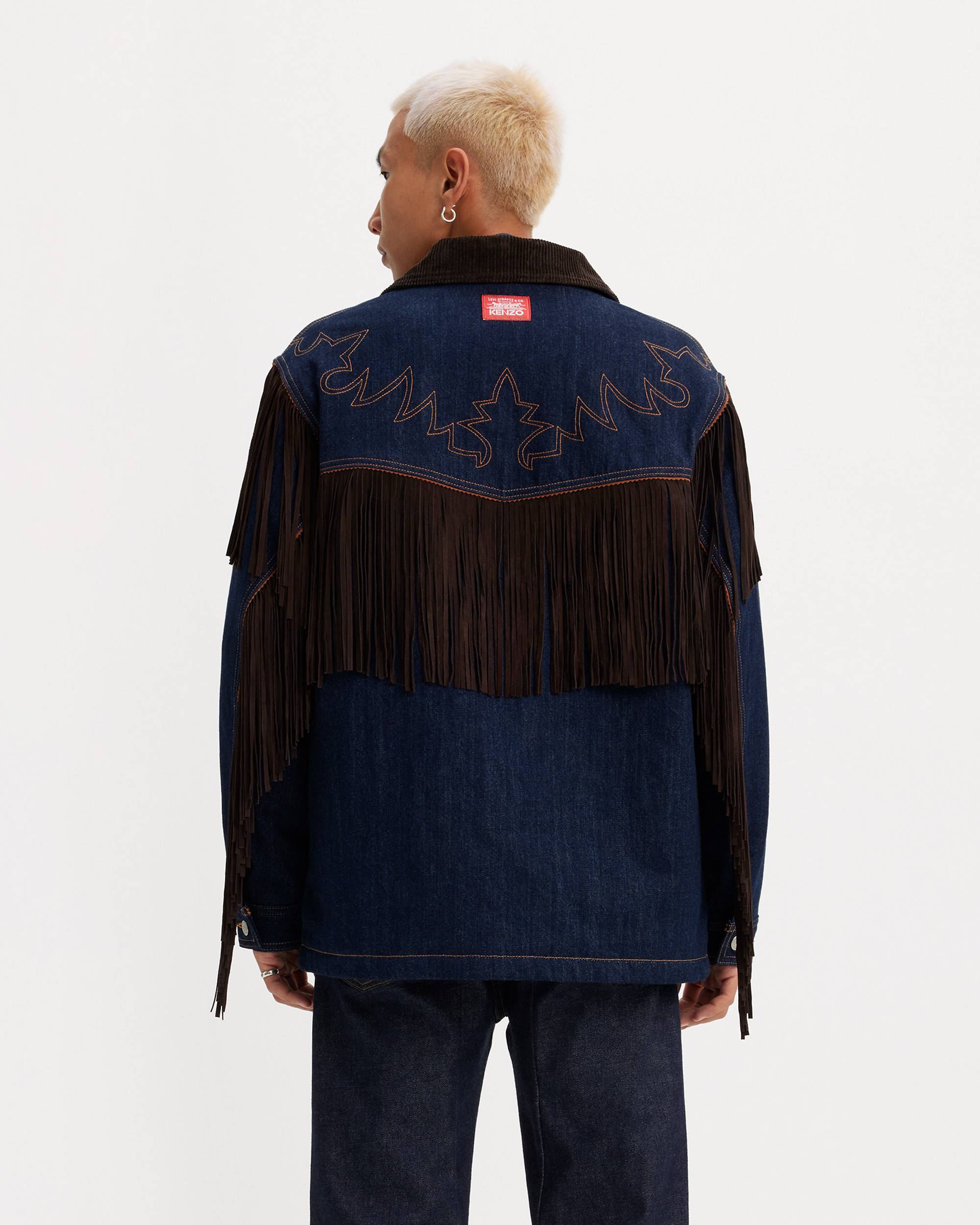 Levi's® X Kenzo Fringe Jacket - Blue | Levi's® AT Levi's® X Kenzo Fringe Jacket - Blue | Levi's® AT