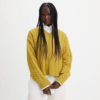 Rae Cable Knit Sweater 1