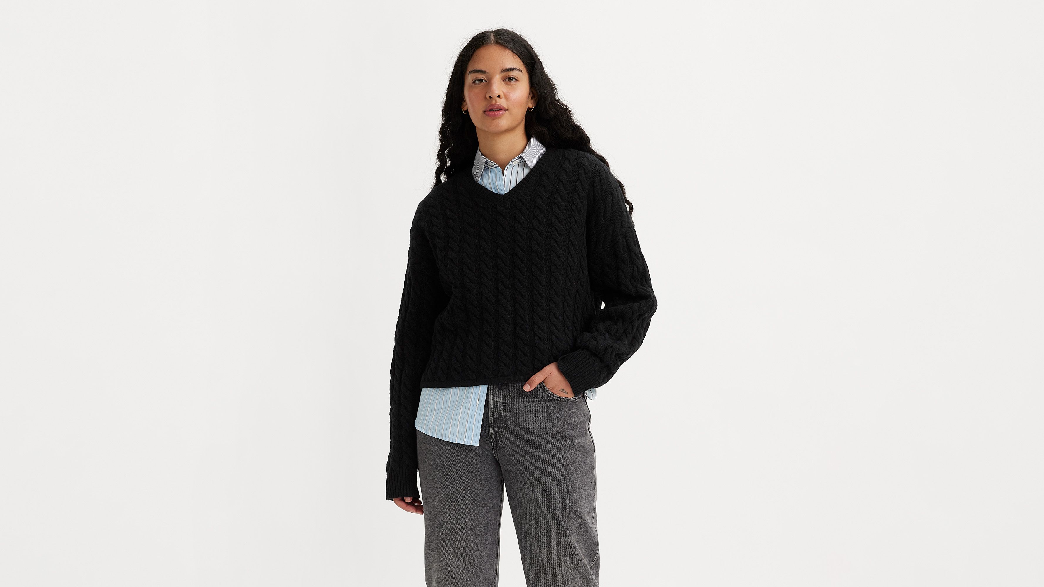 Rae Cable Knit Sweater 2