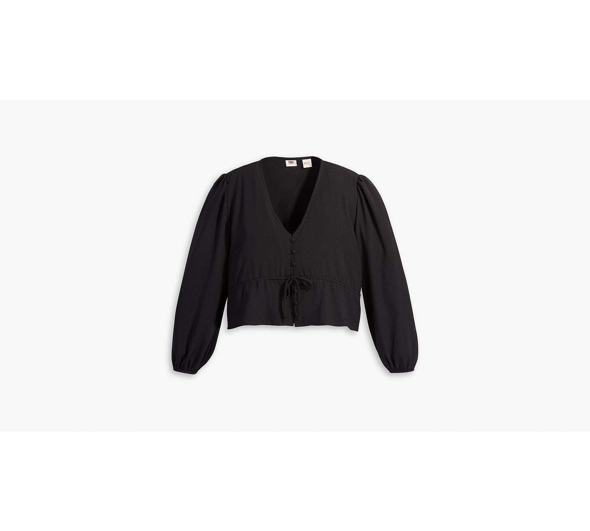 Lisa Long Sleeve Blouse - Black | Levi's® US
