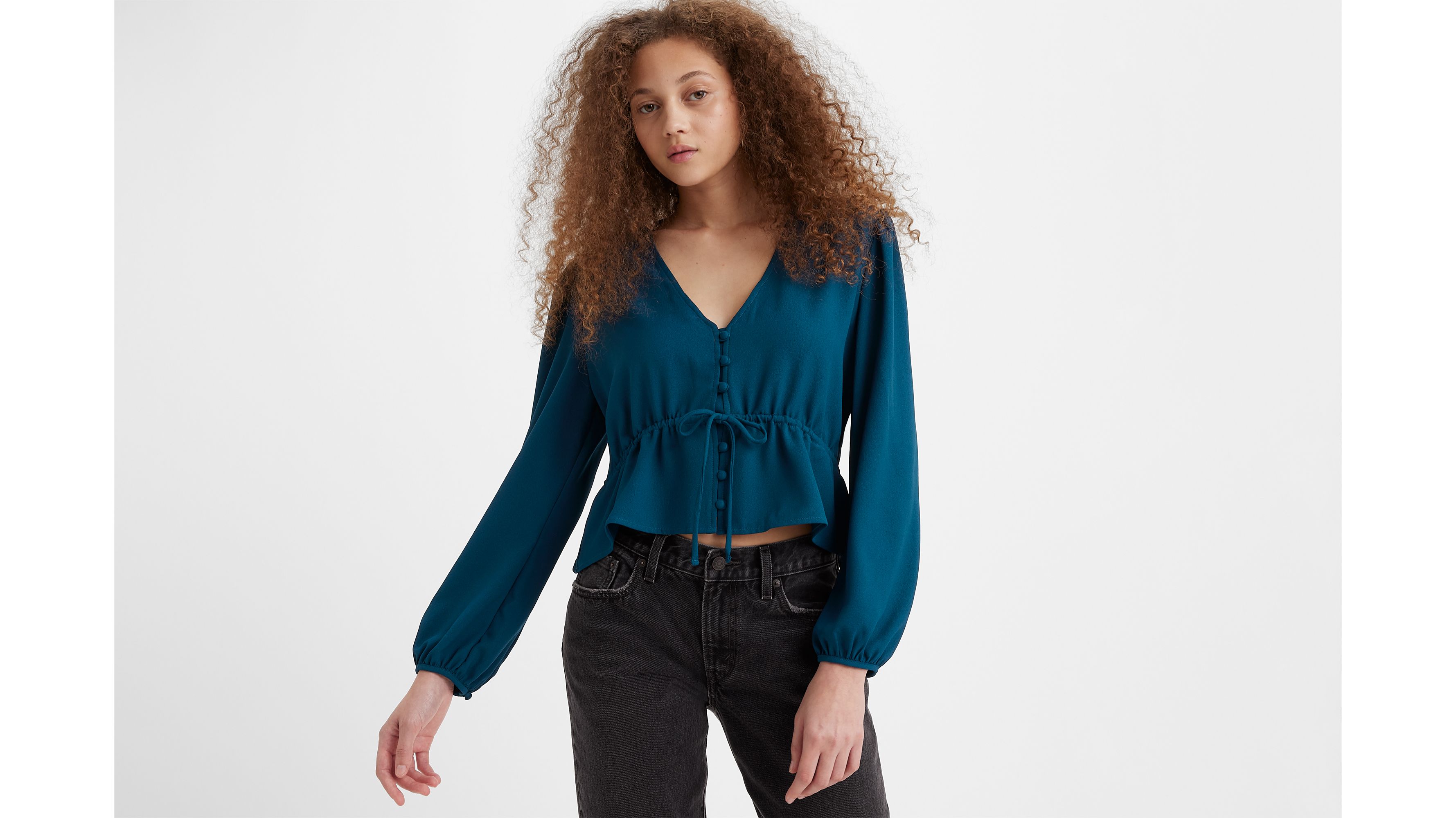 Lisa Basic Curve Long Sleeve Top - FINAL SALE – Style Bar