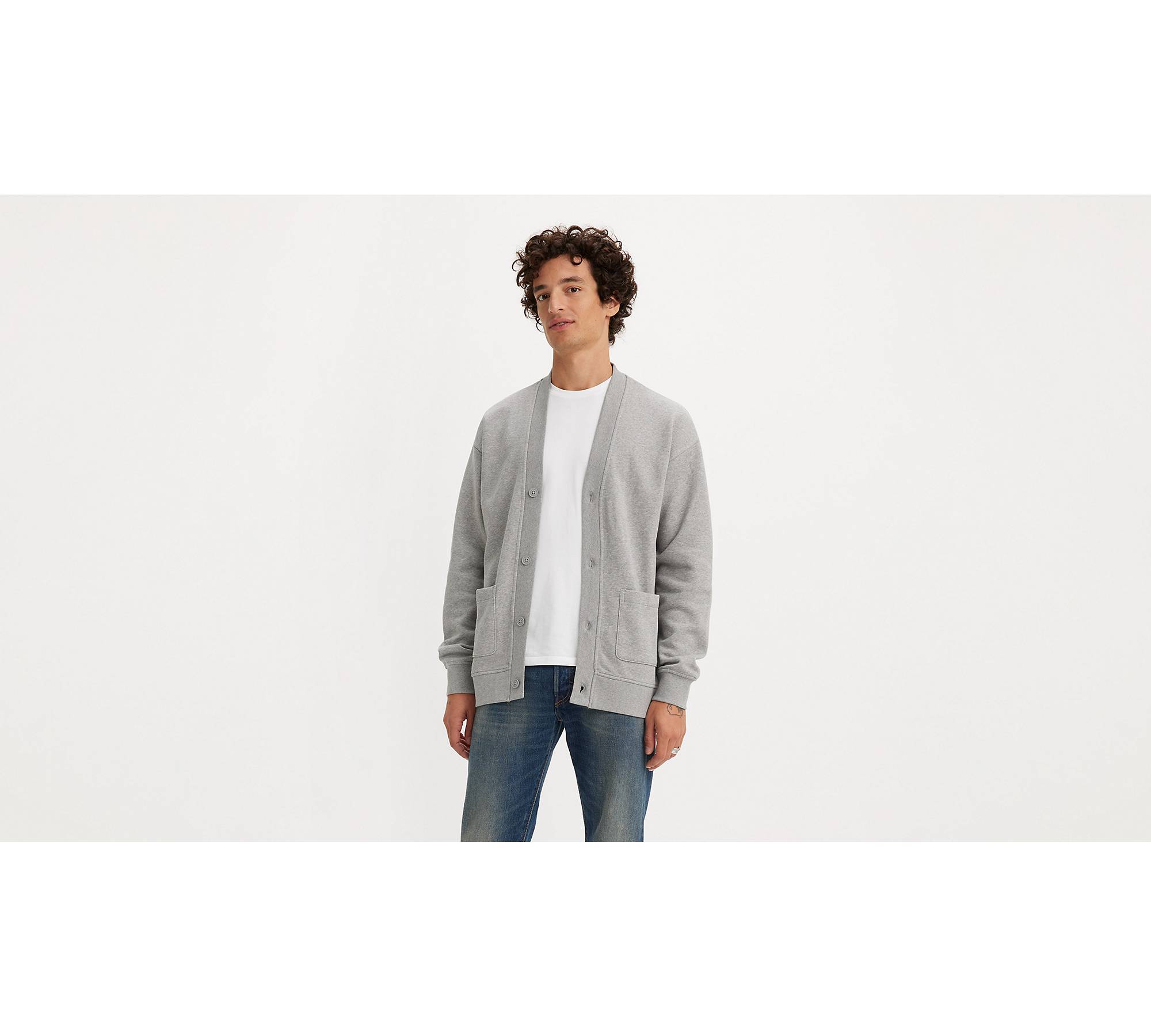 Sweatshirt Cardigan - Grey | Levi\'s® US