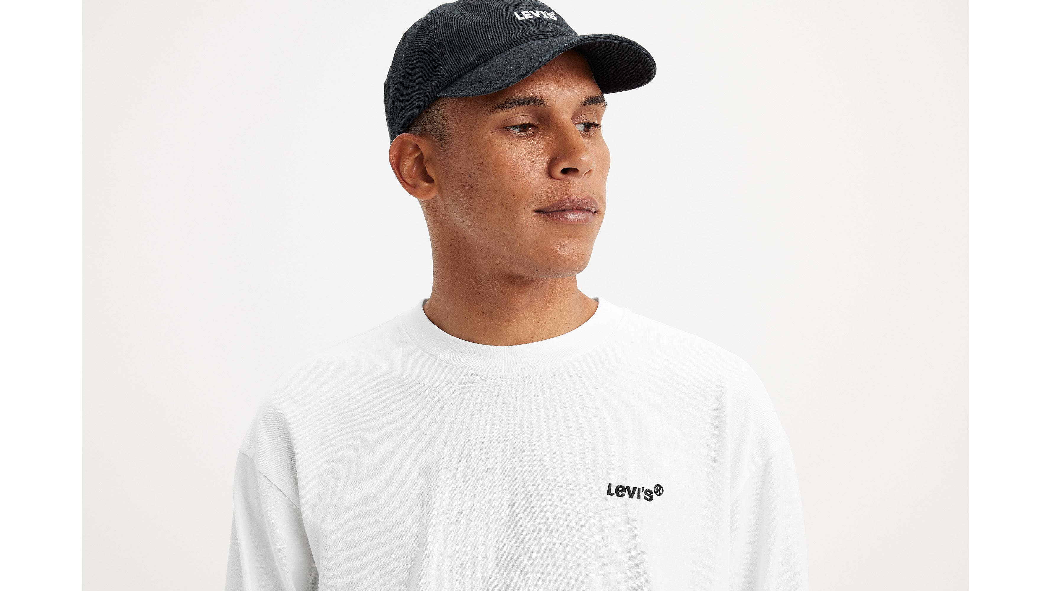 Men's plain longsleeve L59 - white