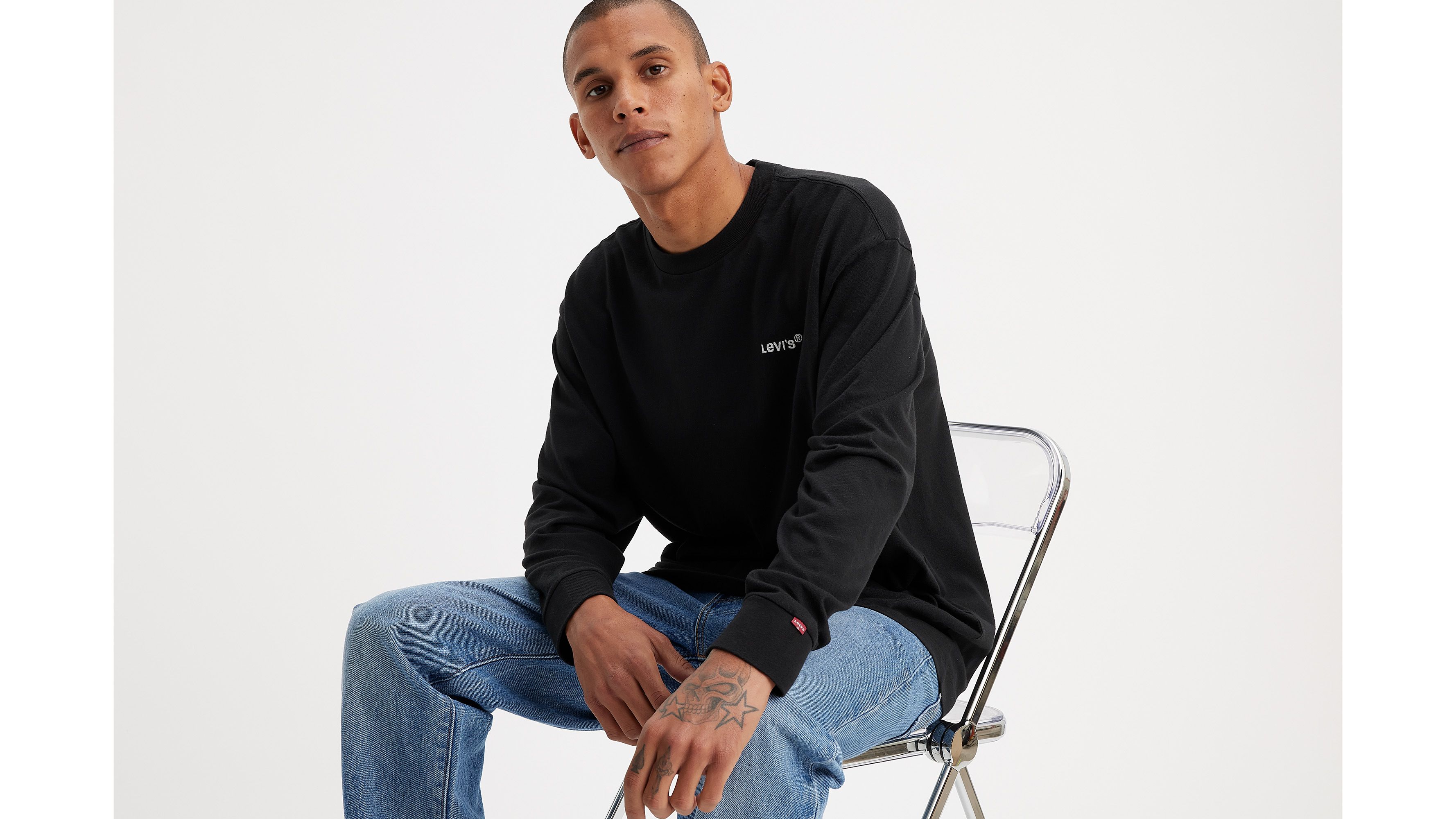 Relaxed Long Sleeve Authentic T-shirt - Black | Levi's® US