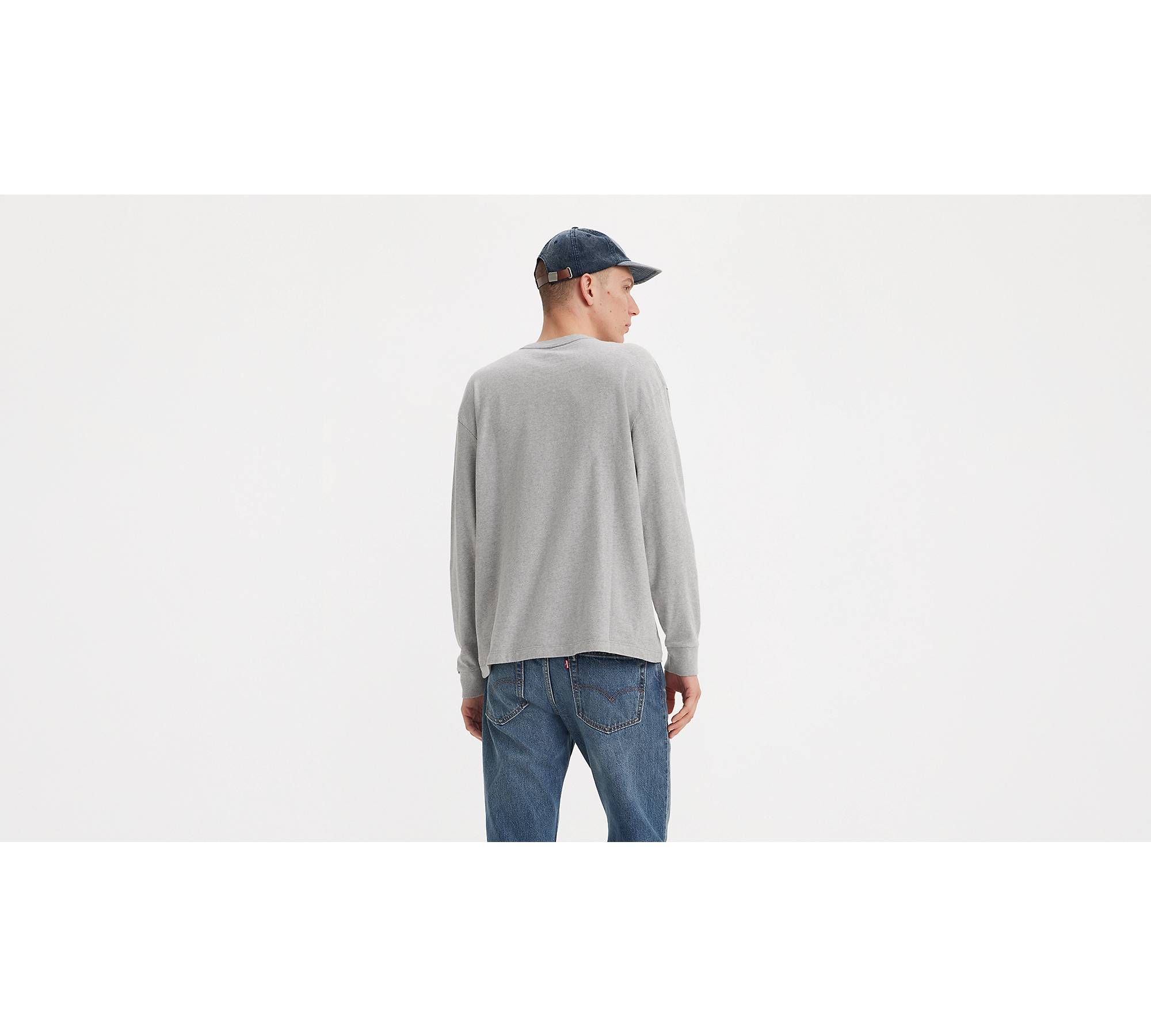 Relaxed Long Sleeve Authentic T-shirt - Grey | Levi's® US