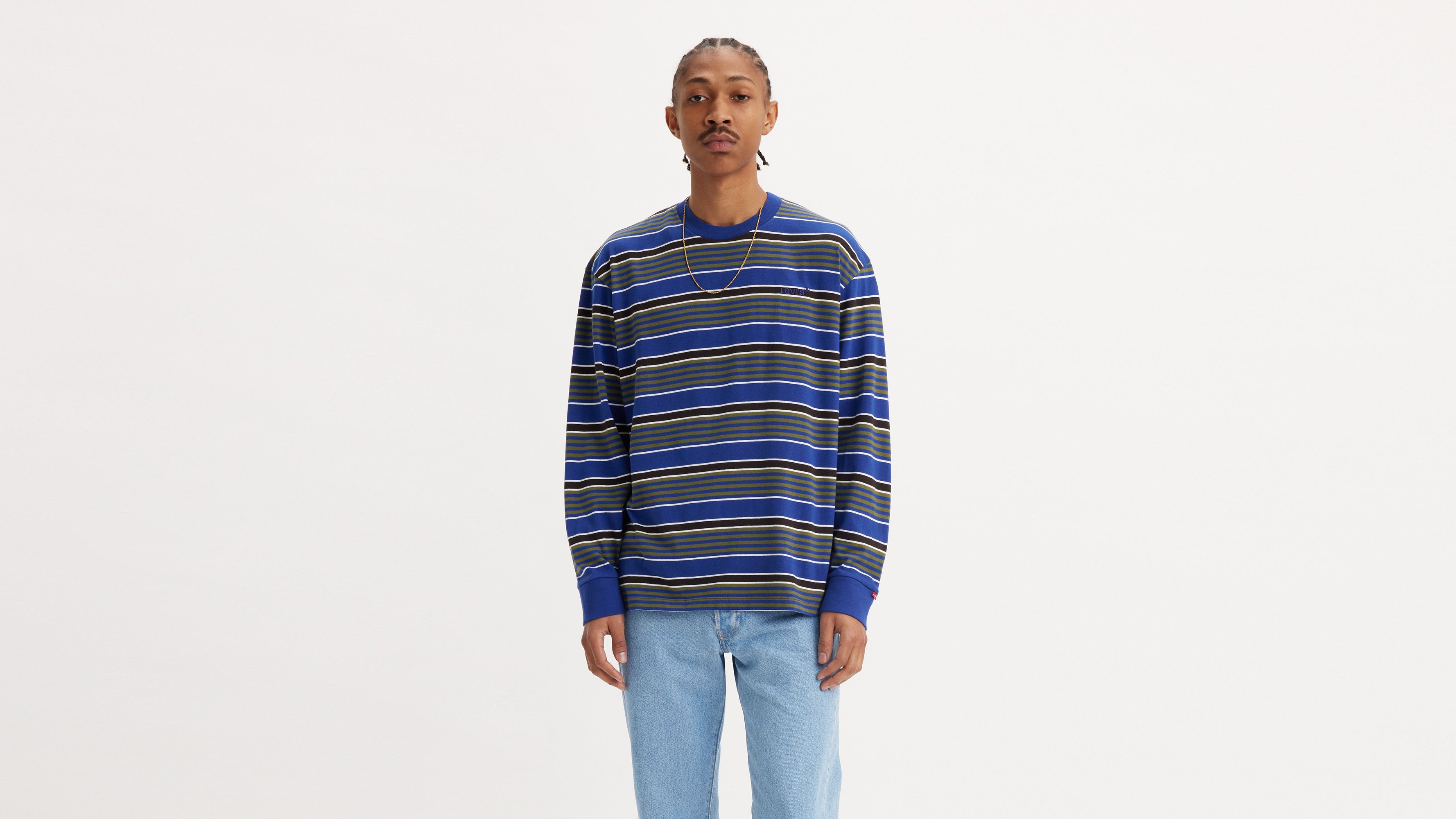 levi's striped long sleeve