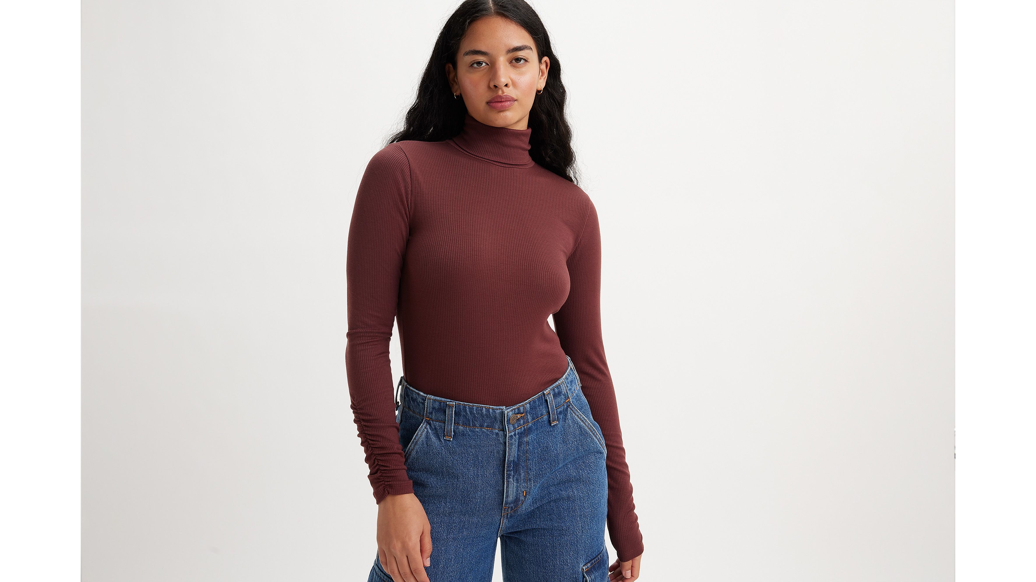 Tシャツ・カットソー HERNO Women Tunic Tops BL00008DR12727 8810FONDENTE BROWN Loveliin Women's Plus Size Tunic Short Sleeve Casual Dressy