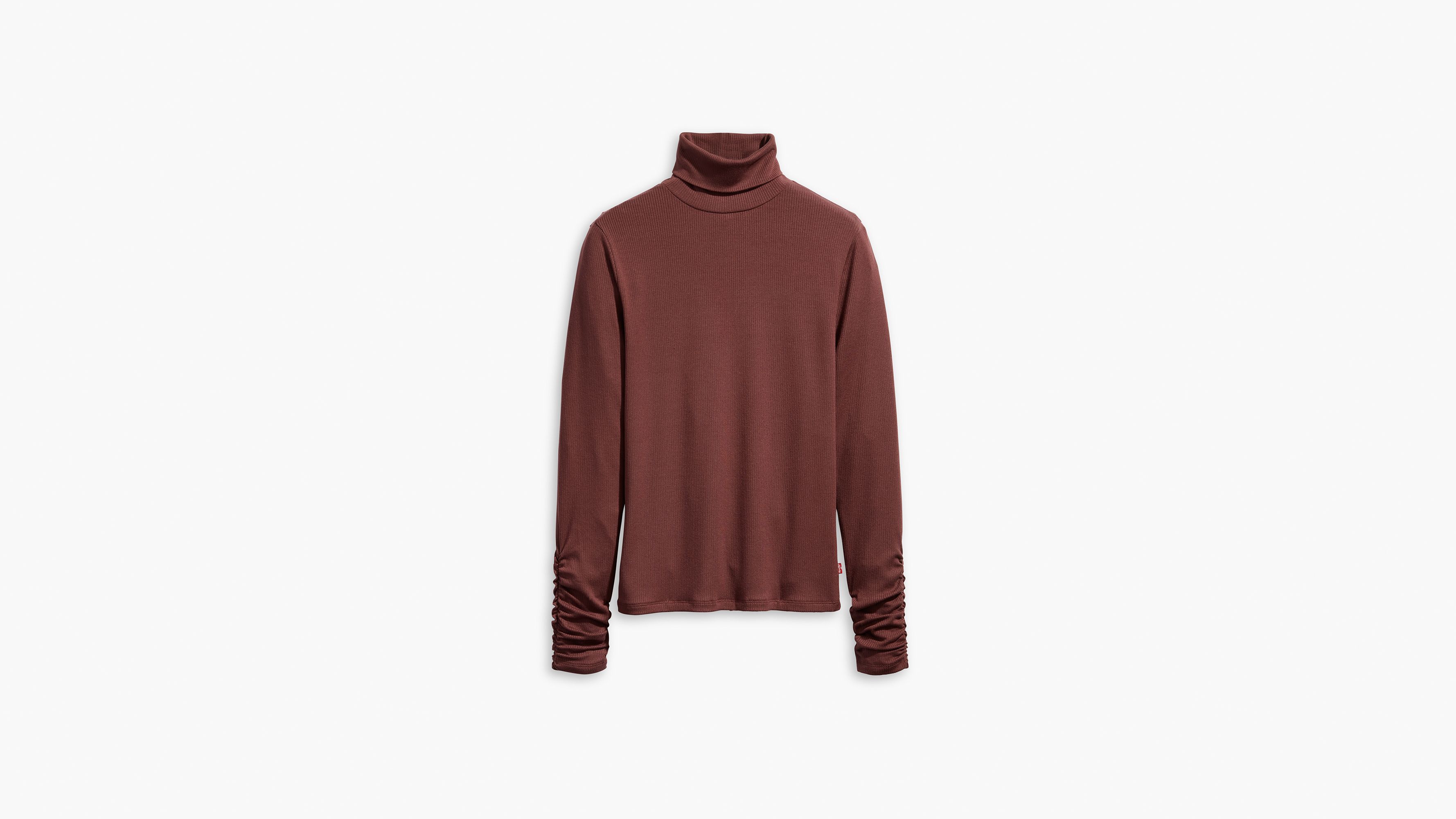 Ruched Turtleneck Top 5