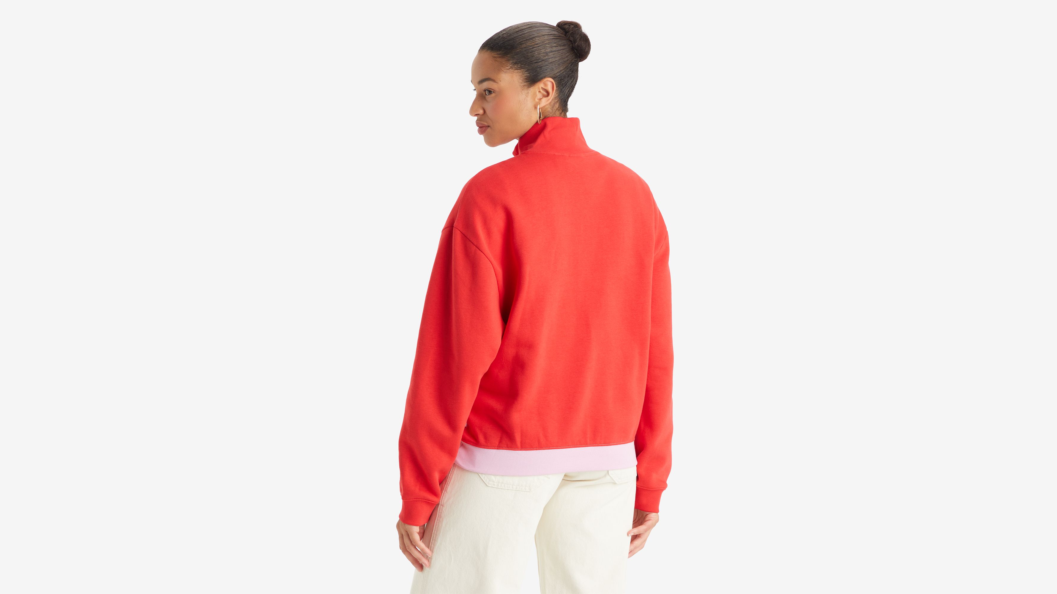 Graphic Rue 1/4 Zip Sweatshirt 2