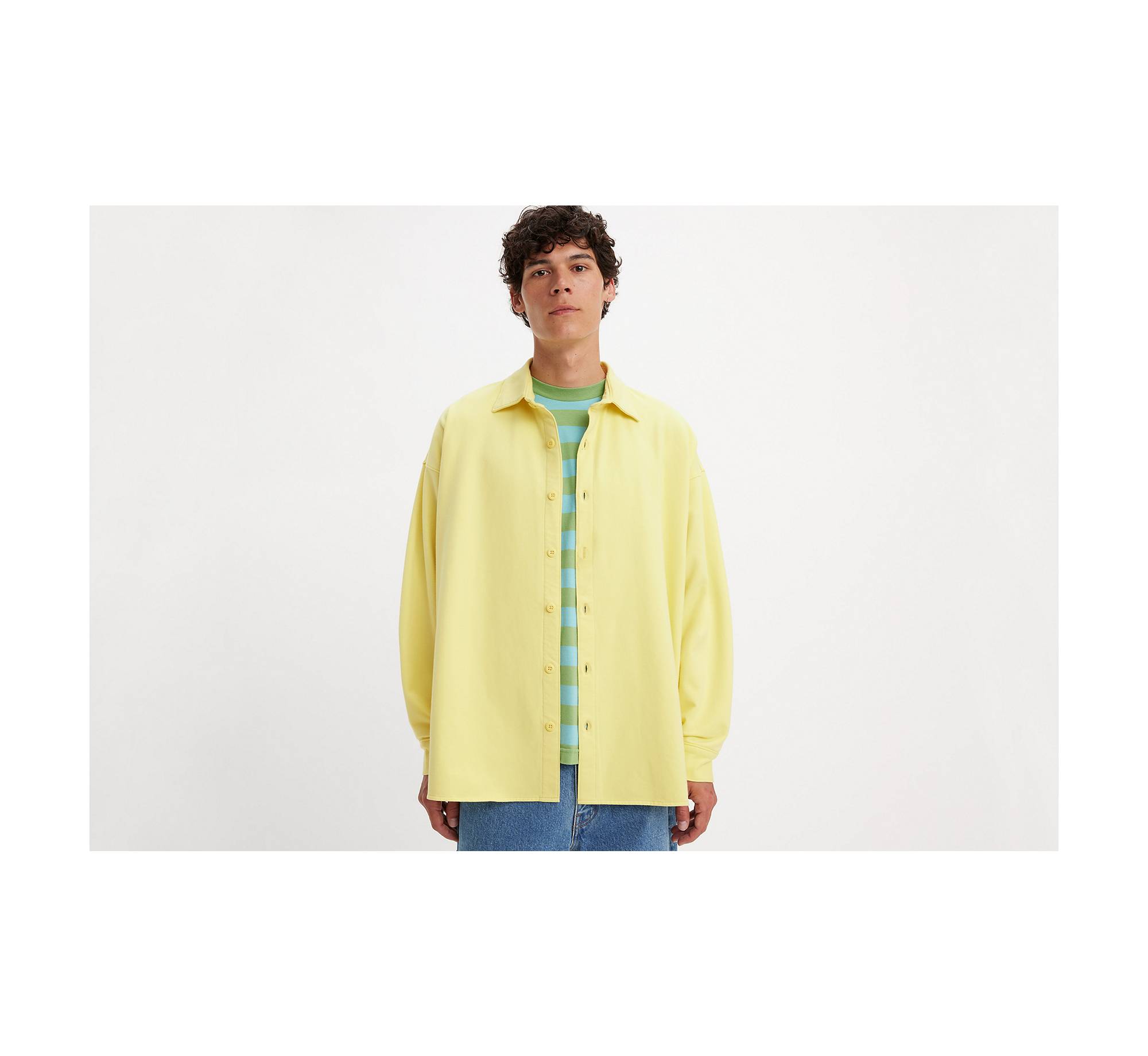 Levi's® Skateboarding Button-Up Fleece Sweatshirt 1