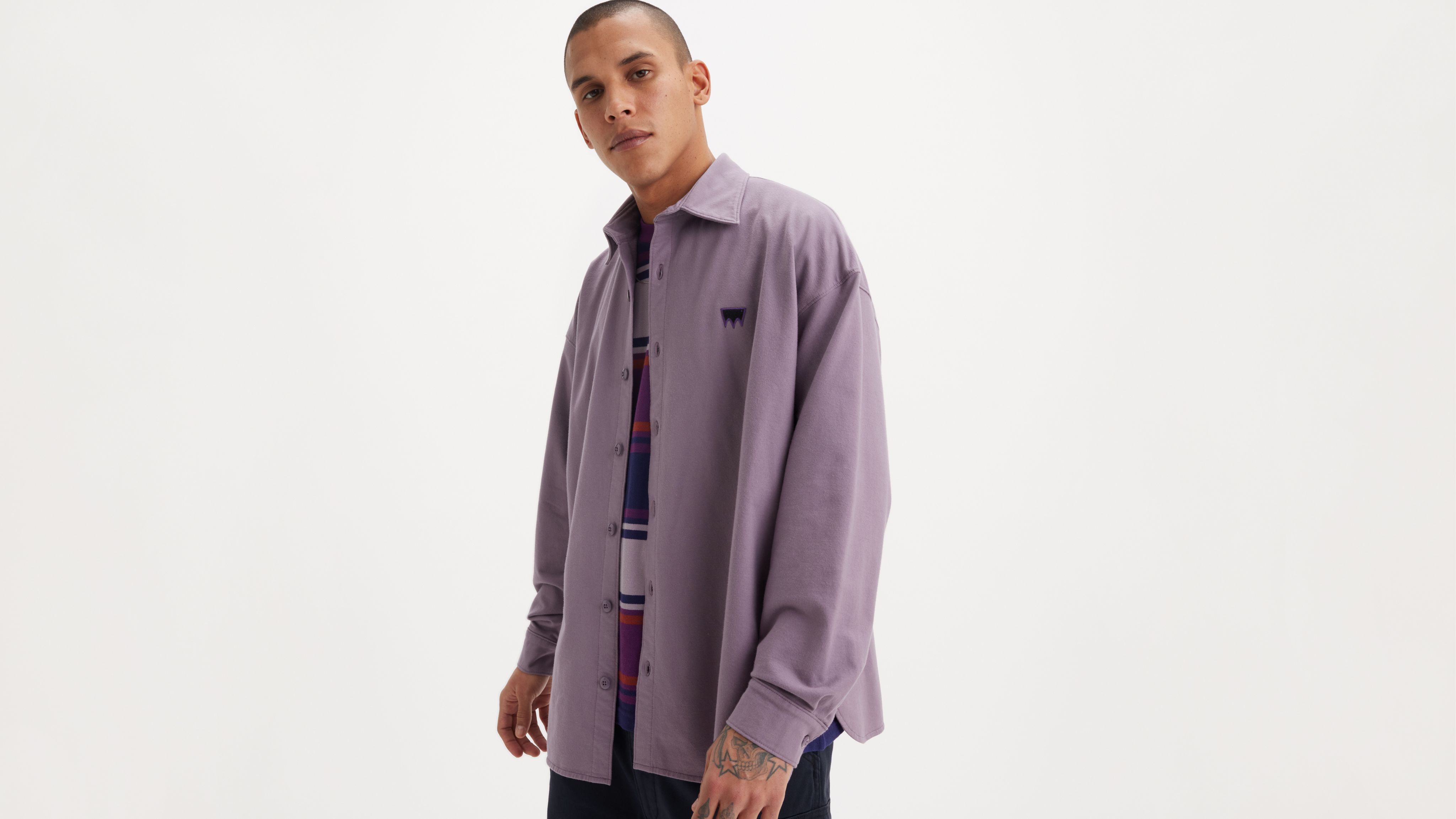 Levi's® Skateboarding Men's Button-Up Fleece