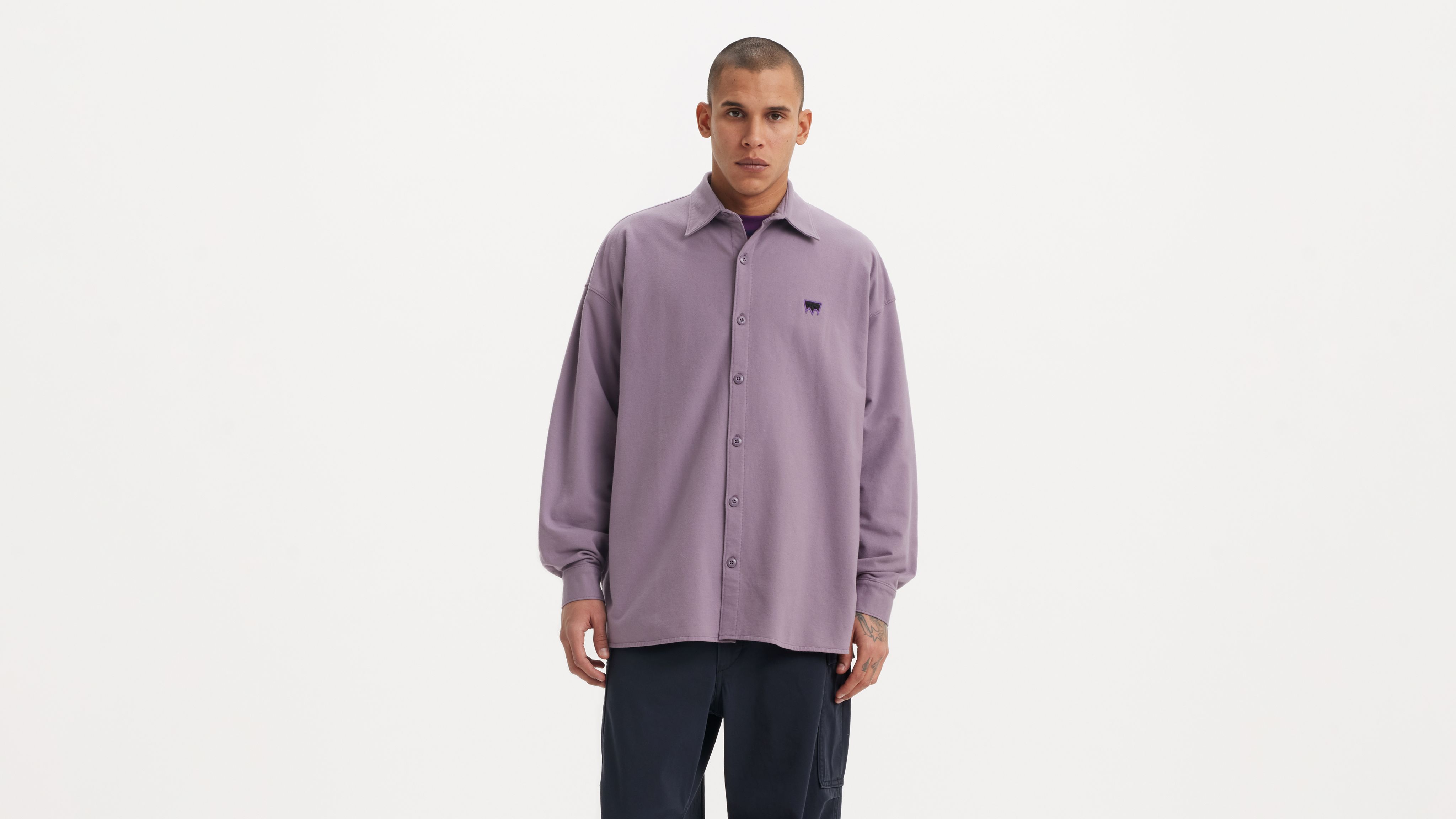 Levi's® Skateboarding Men's Button-Up Fleece