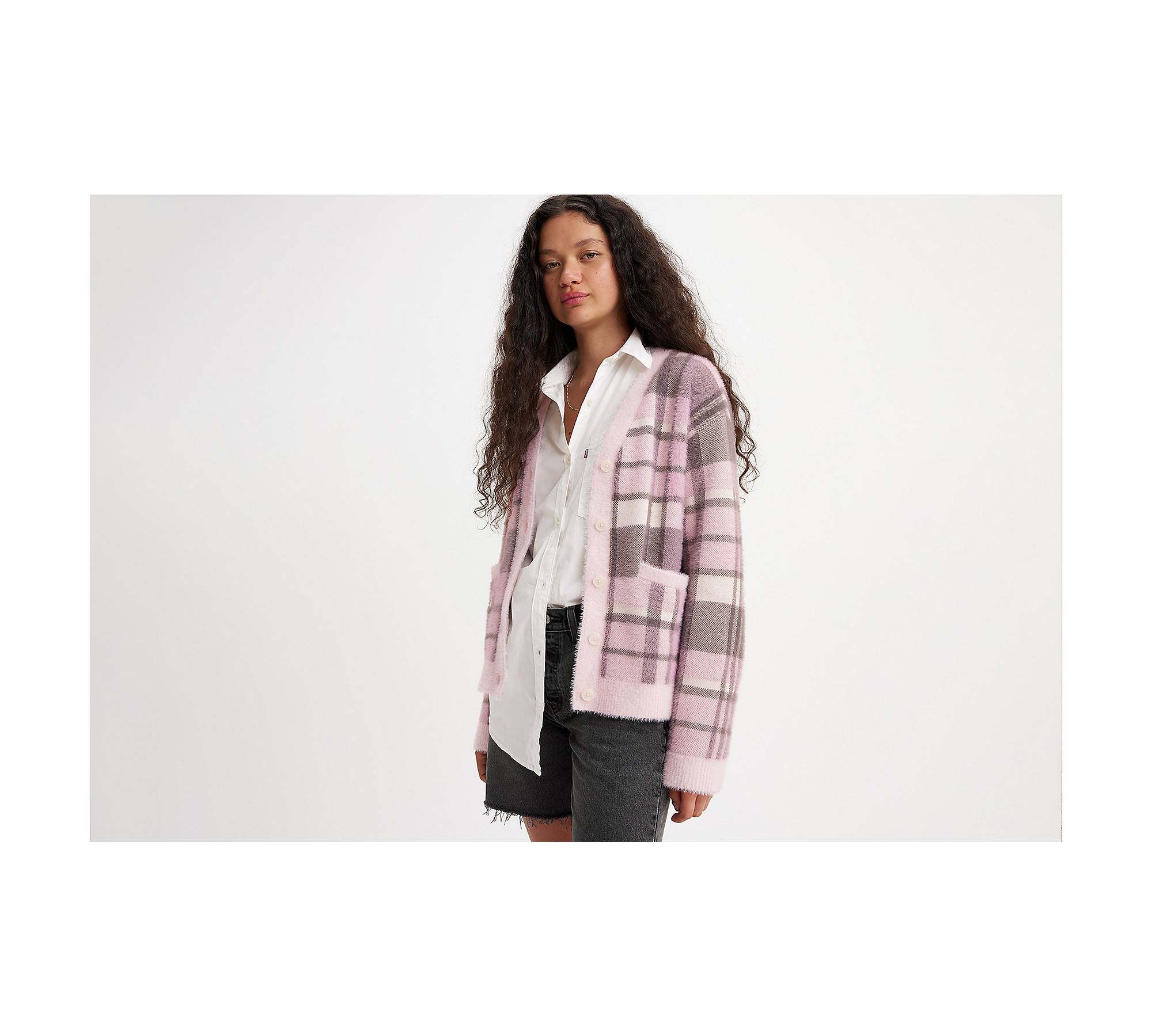 Betty cardigan med lomme 1