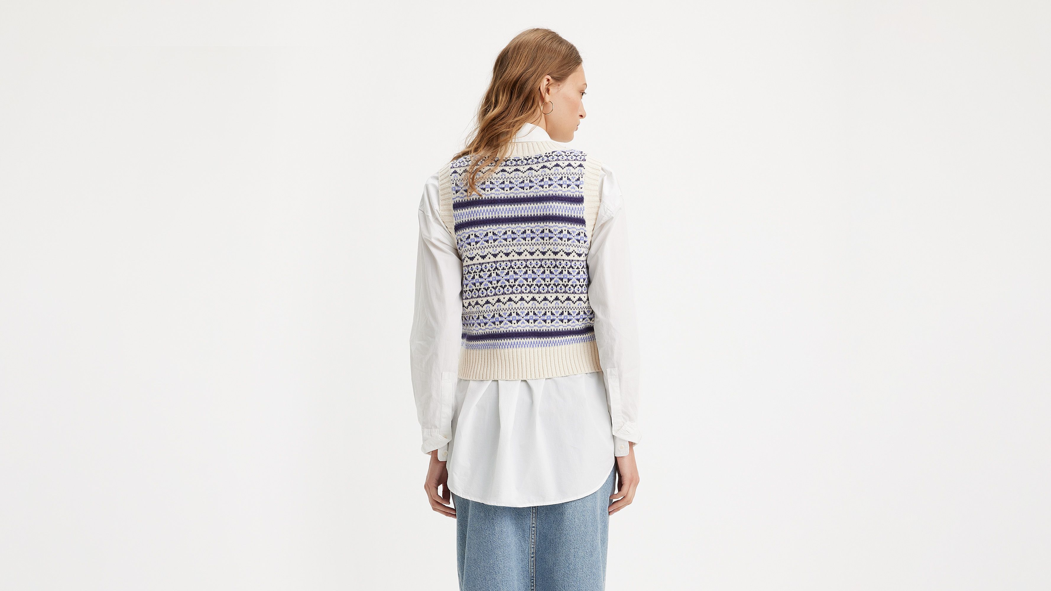 【NONCODE】(Set) Buzz Knit Vest Shirt One Piece Brynn Sweater Vest - Multi Colour | Levi's® KZ