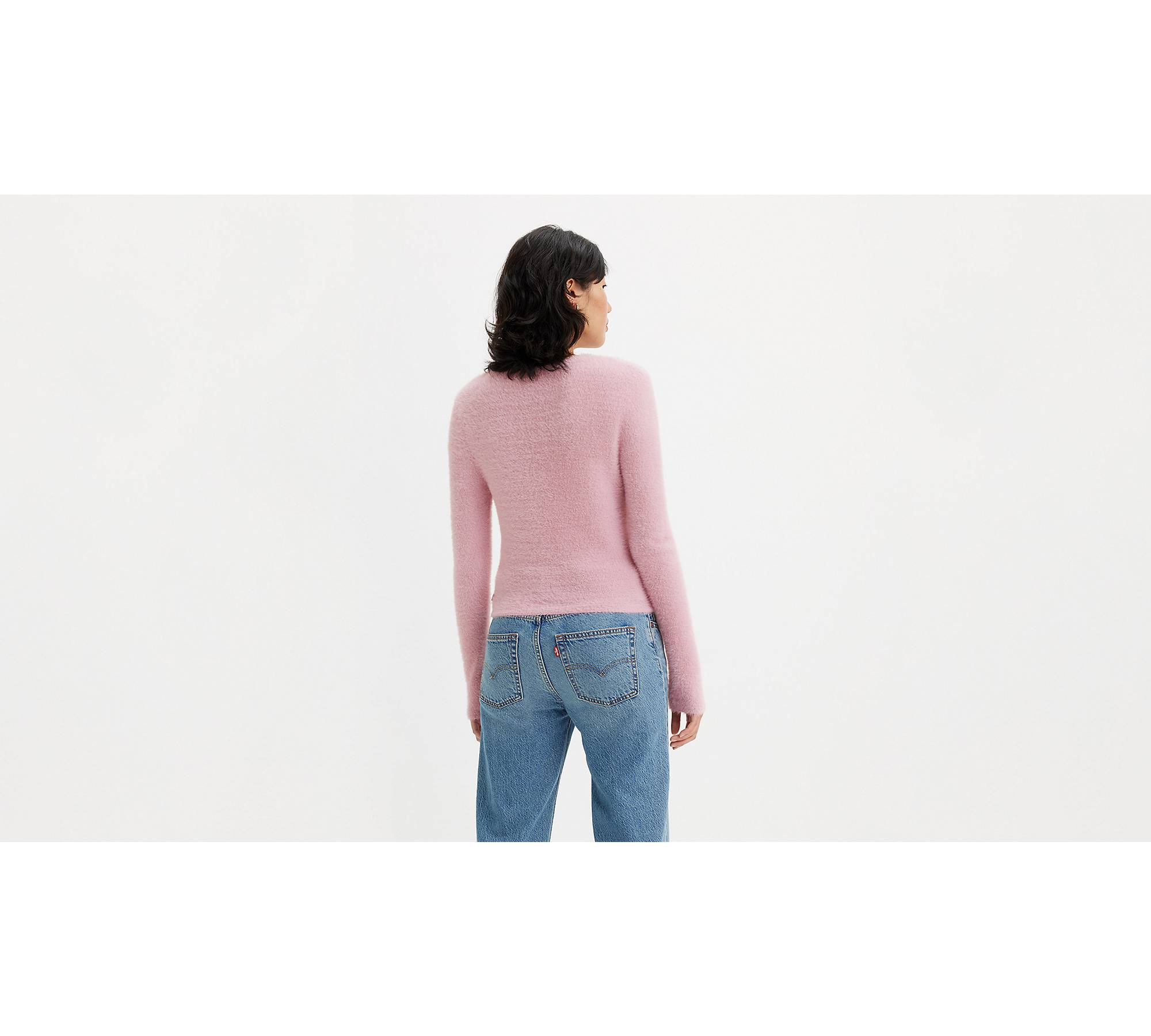 Pearl Fuzzy Sweater - Pink | Levi's® US