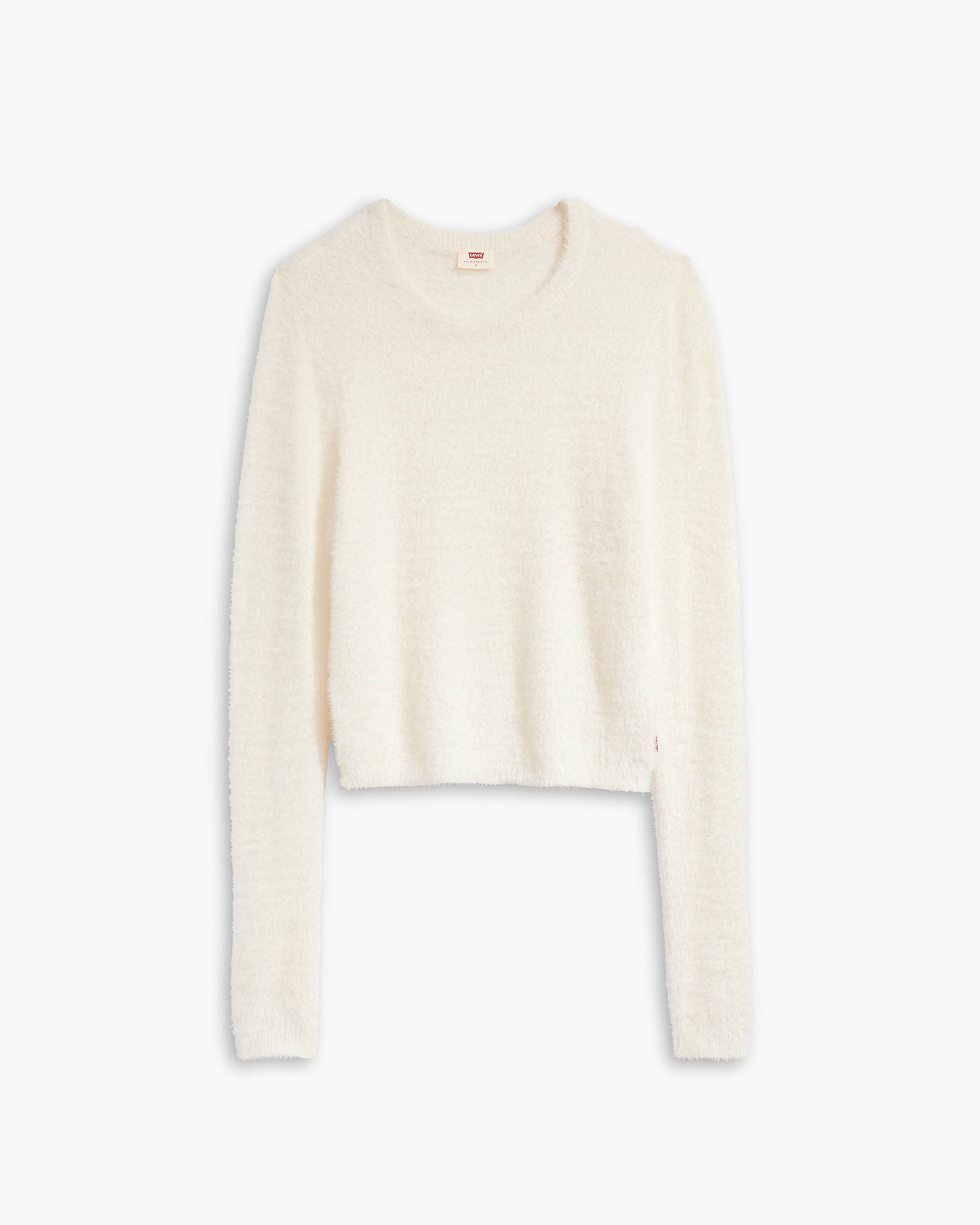 Pearl Fuzzy Sweater - White | Levi's® US Pearl Fuzzy Sweater - White | Levi's® US
