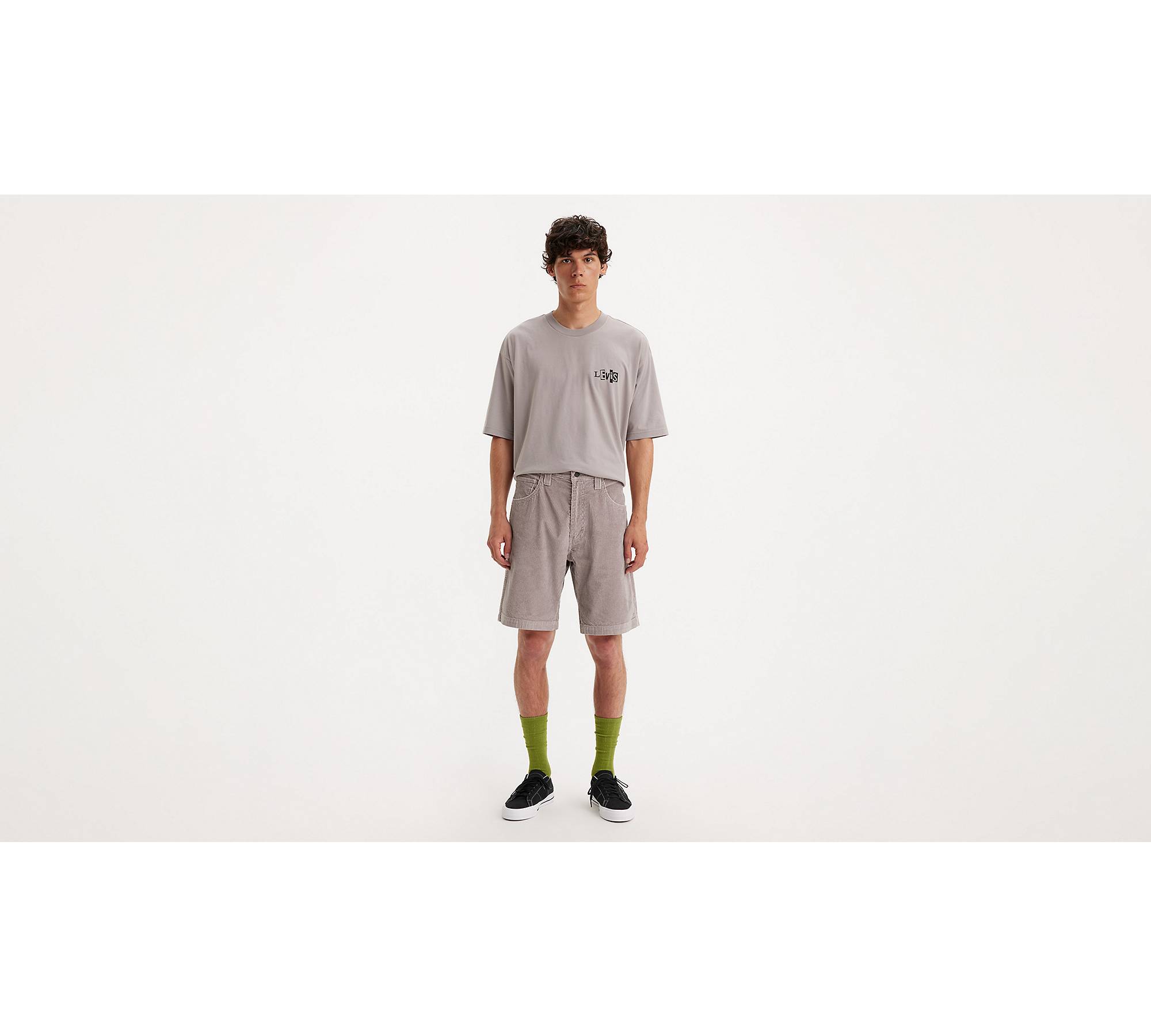 Levi's® Skateboarding™ Corduroy Drop-in Shorts - Grey | Levi's® US